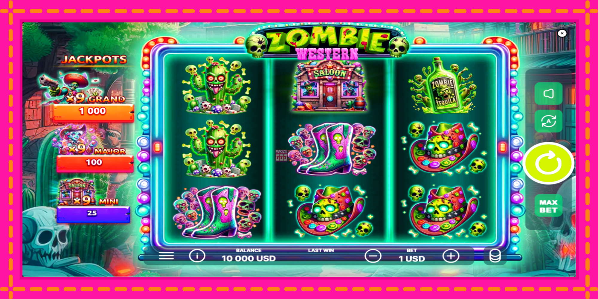 Slot machine Western Zombie gratuitamente, immagine 2