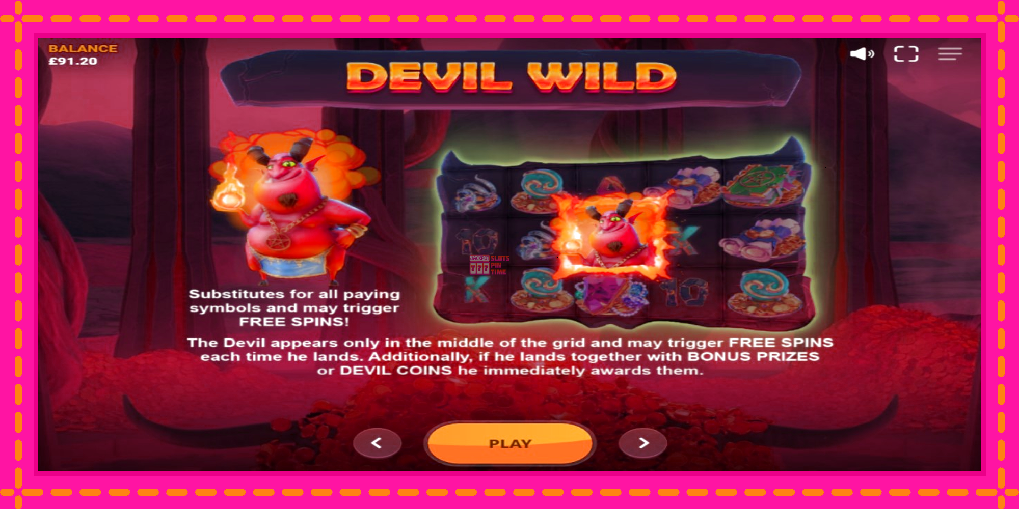 Slot machine Play with the Devil gratuitamente, immagine 4