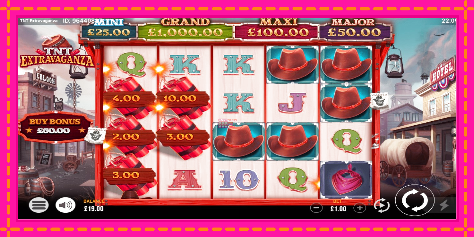 Slot machine TNT Extravaganza gratuitamente, immagine 4