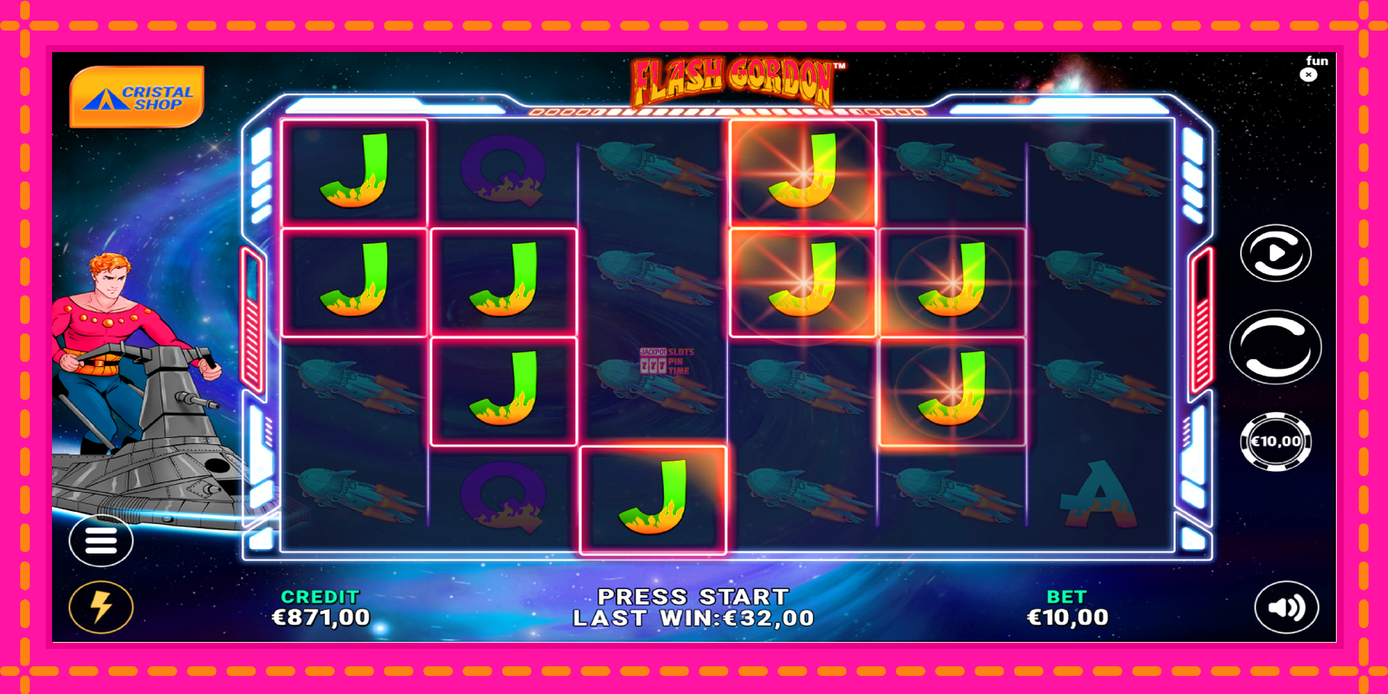 Slot machine Flash Gordon gratuitamente, immagine 4