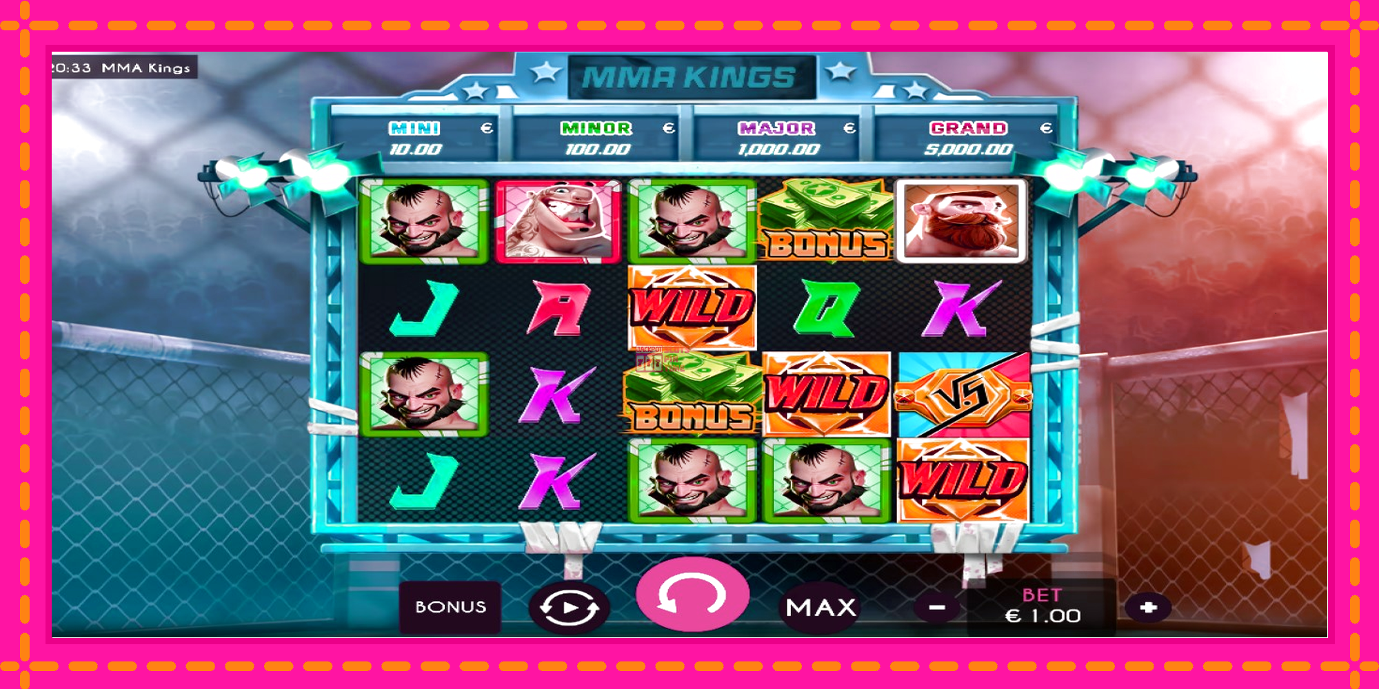 Slot machine MMA Kings gratuitamente, immagine 3