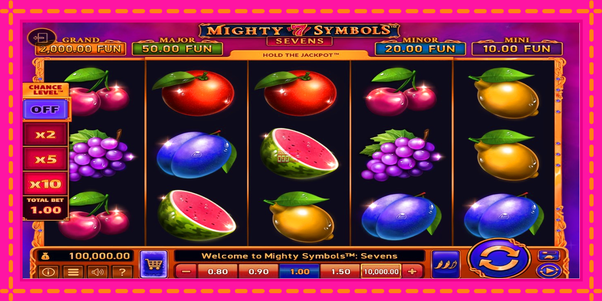 Slot machine Mighty Symbols: Sevens gratuitamente, immagine 3