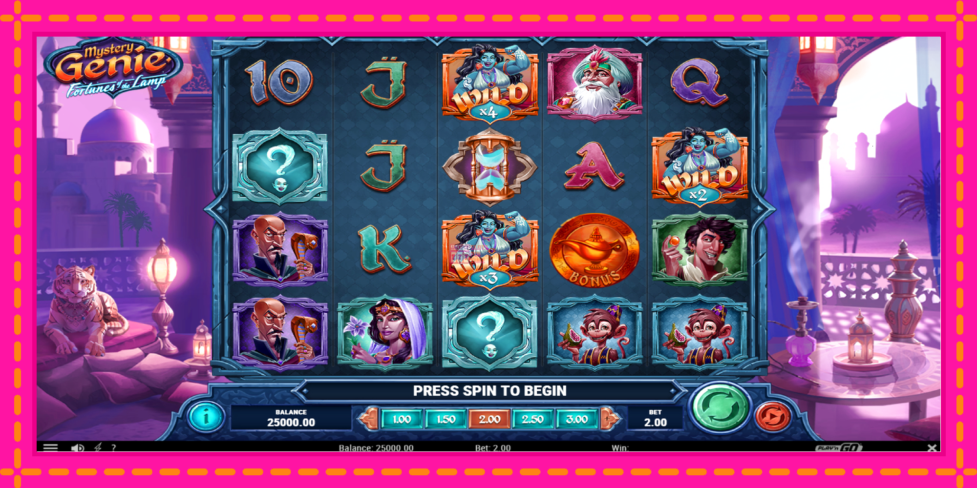 Slot machine Mystery Genie Fortunes of the Lamp gratuitamente, immagine 2