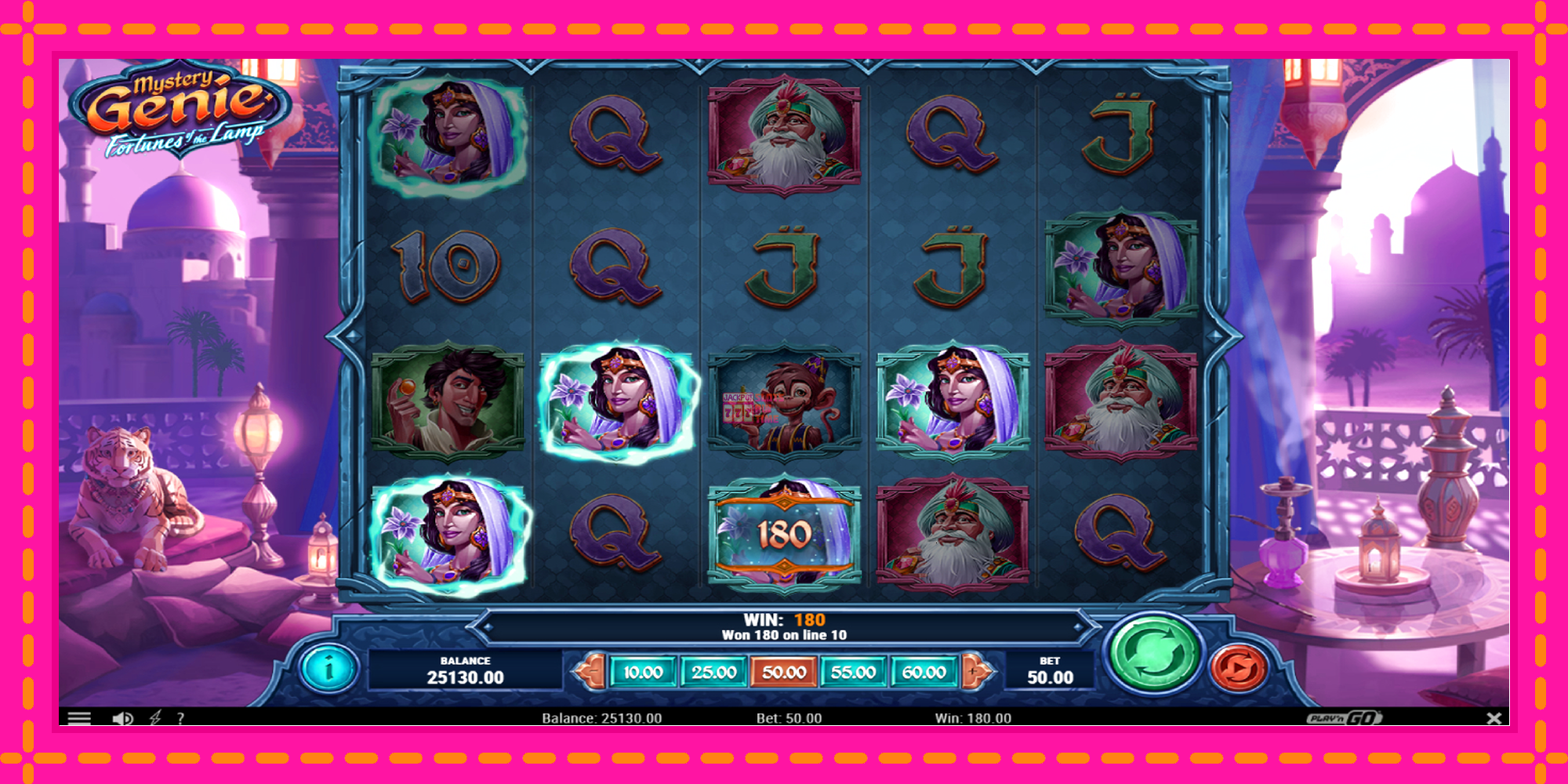 Slot machine Mystery Genie Fortunes of the Lamp gratuitamente, immagine 3