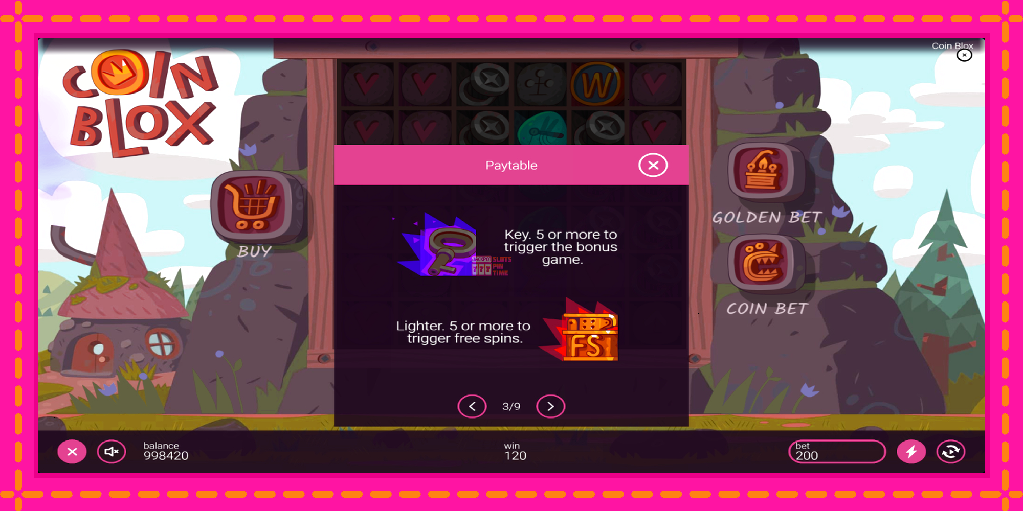 Slot machine Coin Blox gratuitamente, immagine 6