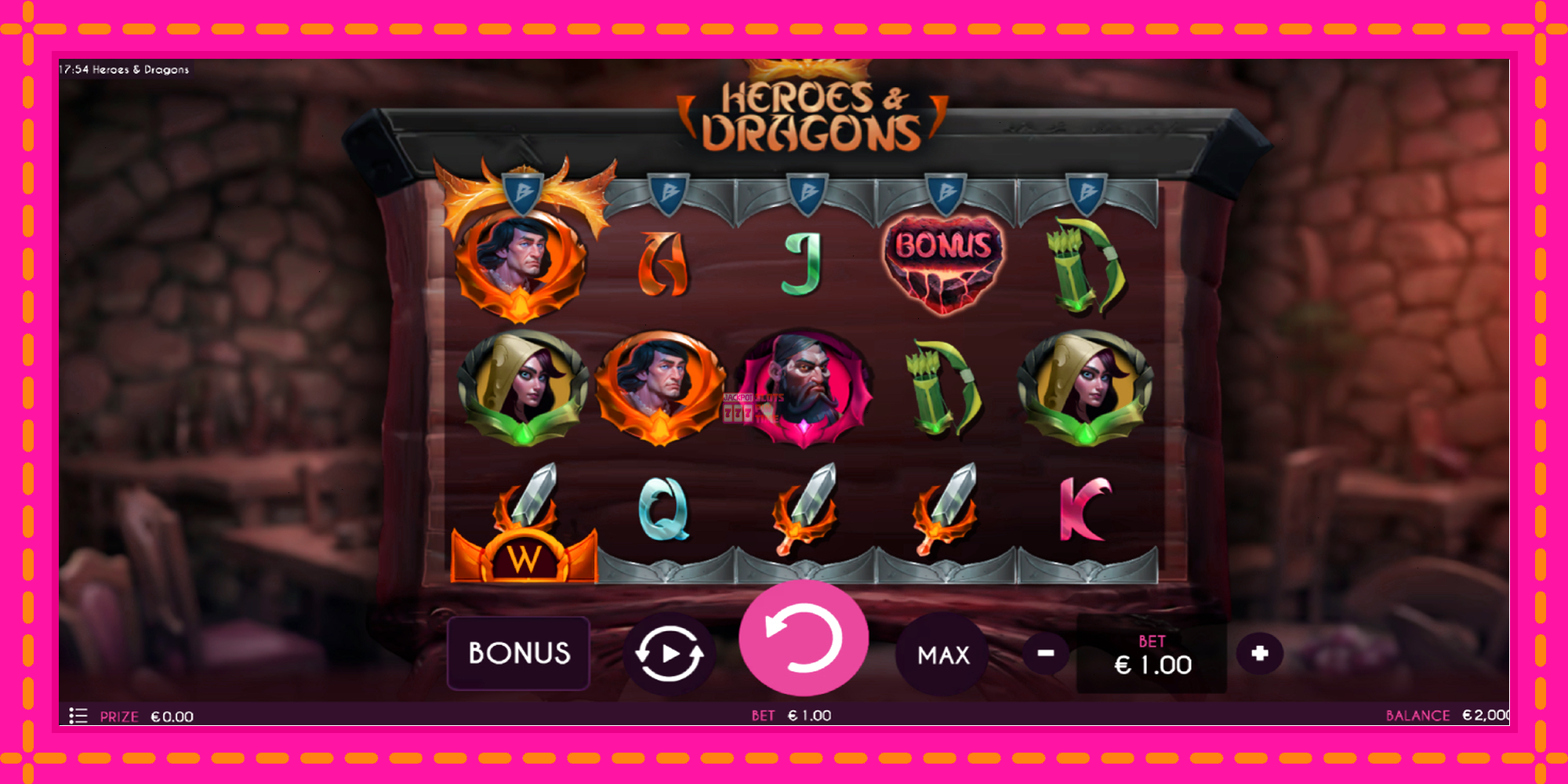 Slot machine Heroes & Dragons gratuitamente, immagine 2