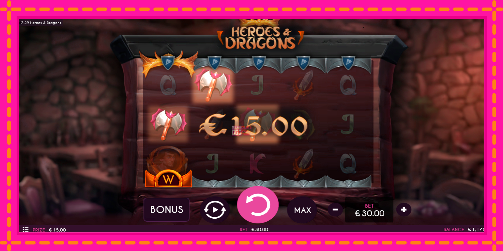 Slot machine Heroes & Dragons gratuitamente, immagine 4