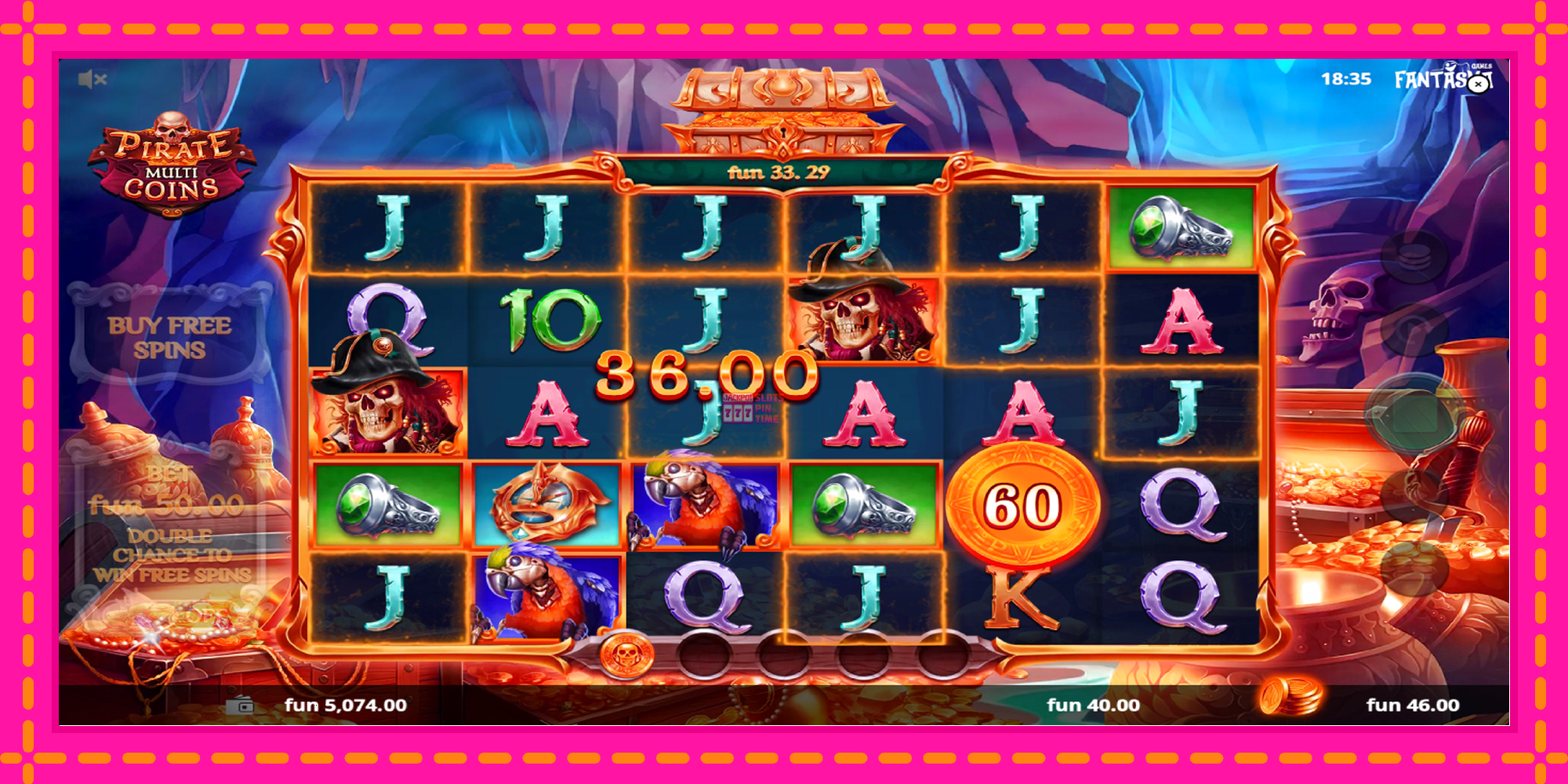 Slot machine Pirate Multi Coins gratuitamente, immagine 4