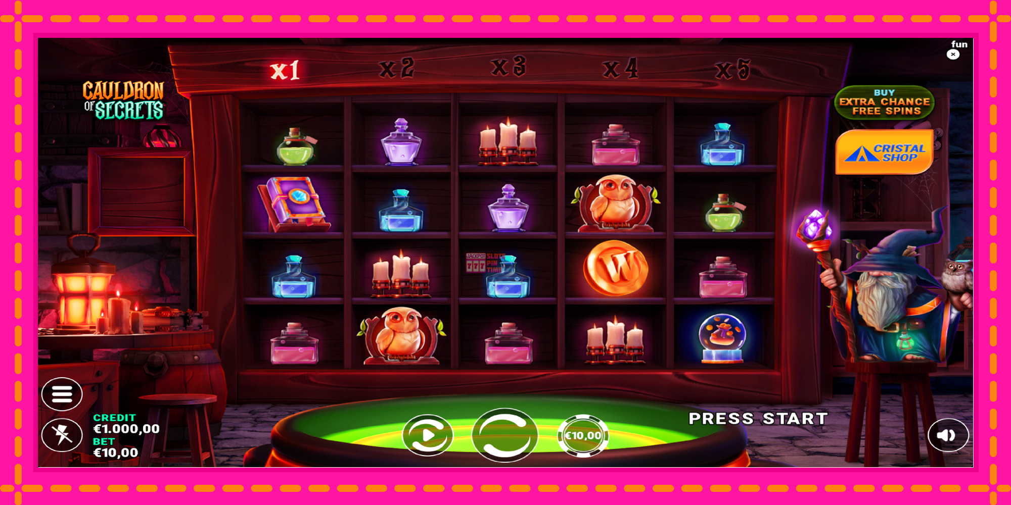 Slot machine Cauldron of Secrets gratuitamente, immagine 2