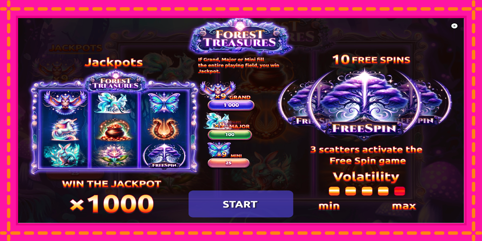 Slot machine Forest Treasures gratuitamente, immagine 1