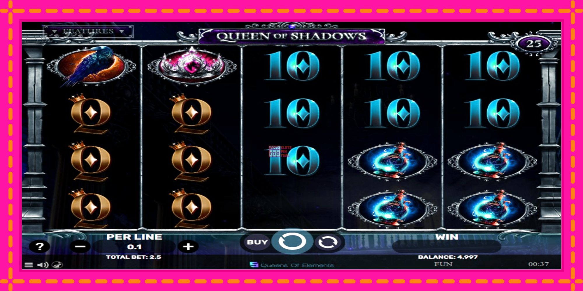 Slot machine Queen of Shadows gratuitamente, immagine 2