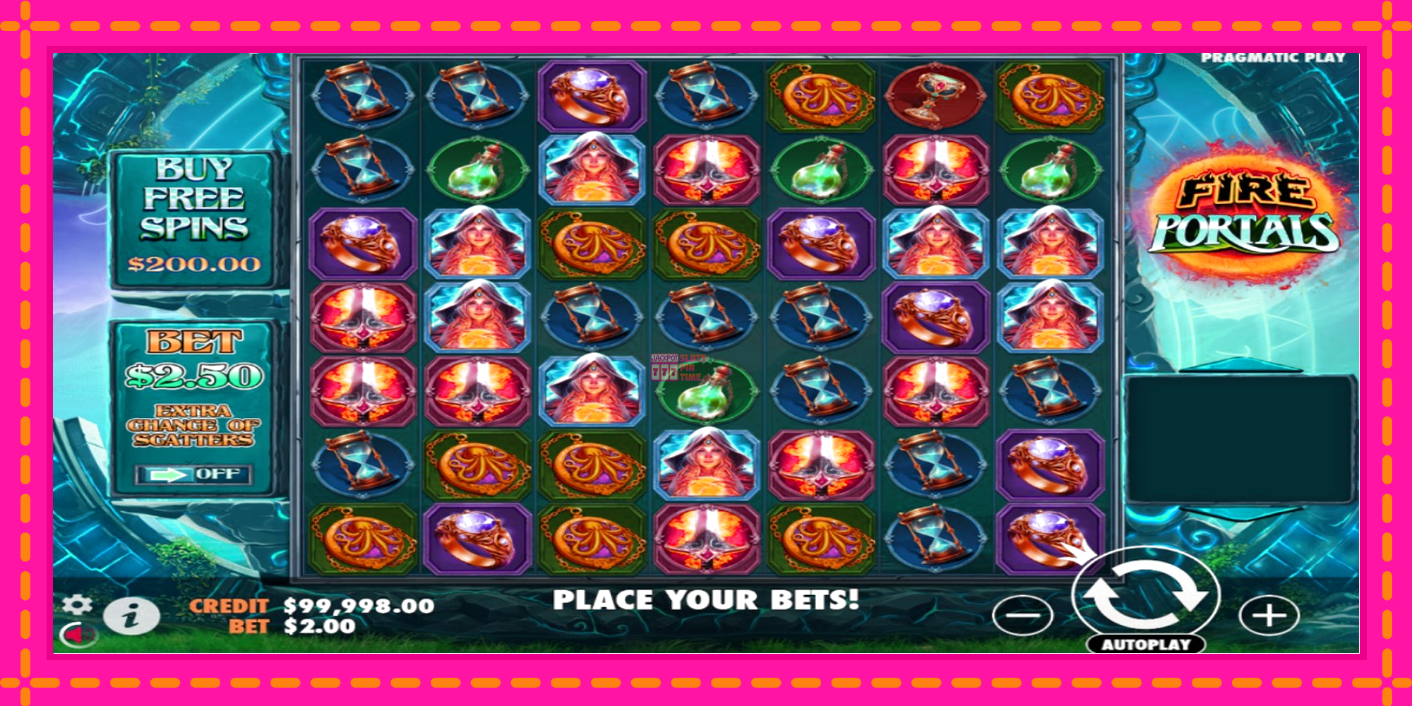 Slot machine Fire Portals gratuitamente, immagine 1