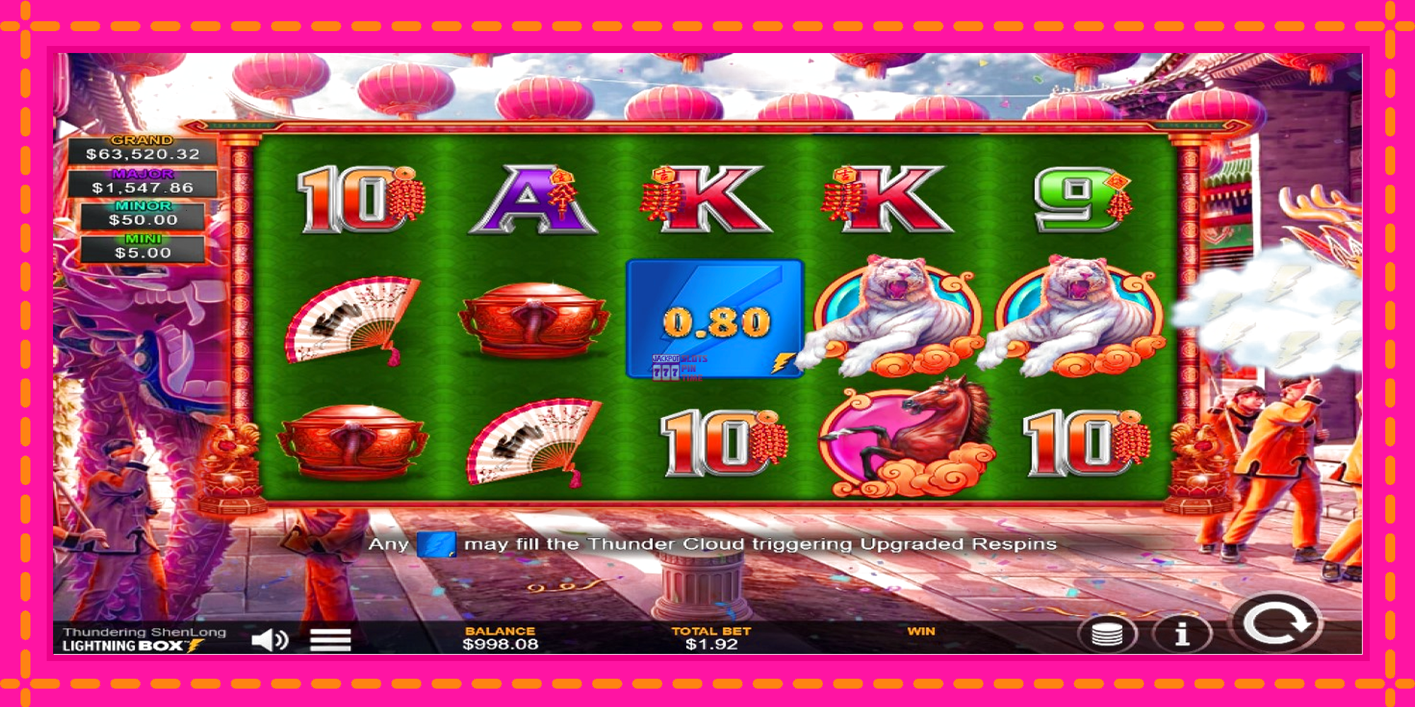 Slot machine Thundering Shenlong gratuitamente, immagine 2