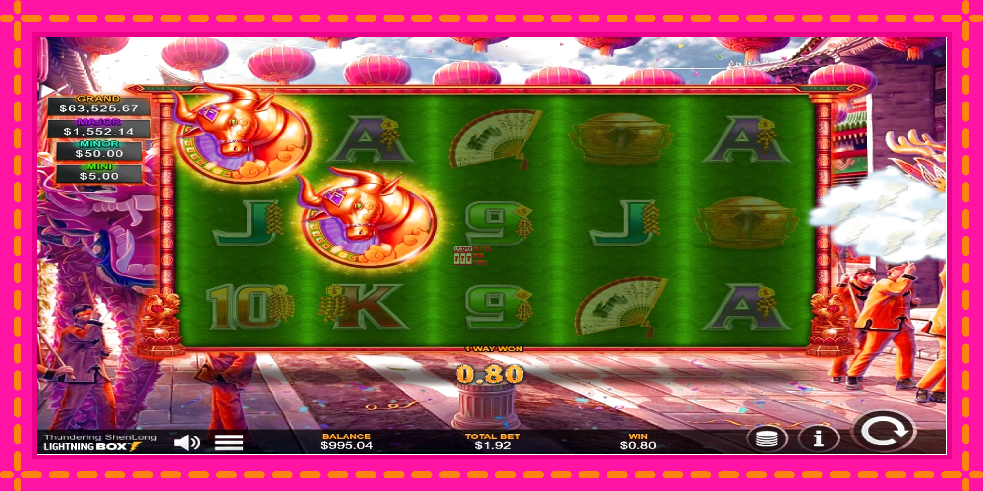 Slot machine Thundering Shenlong gratuitamente, immagine 3