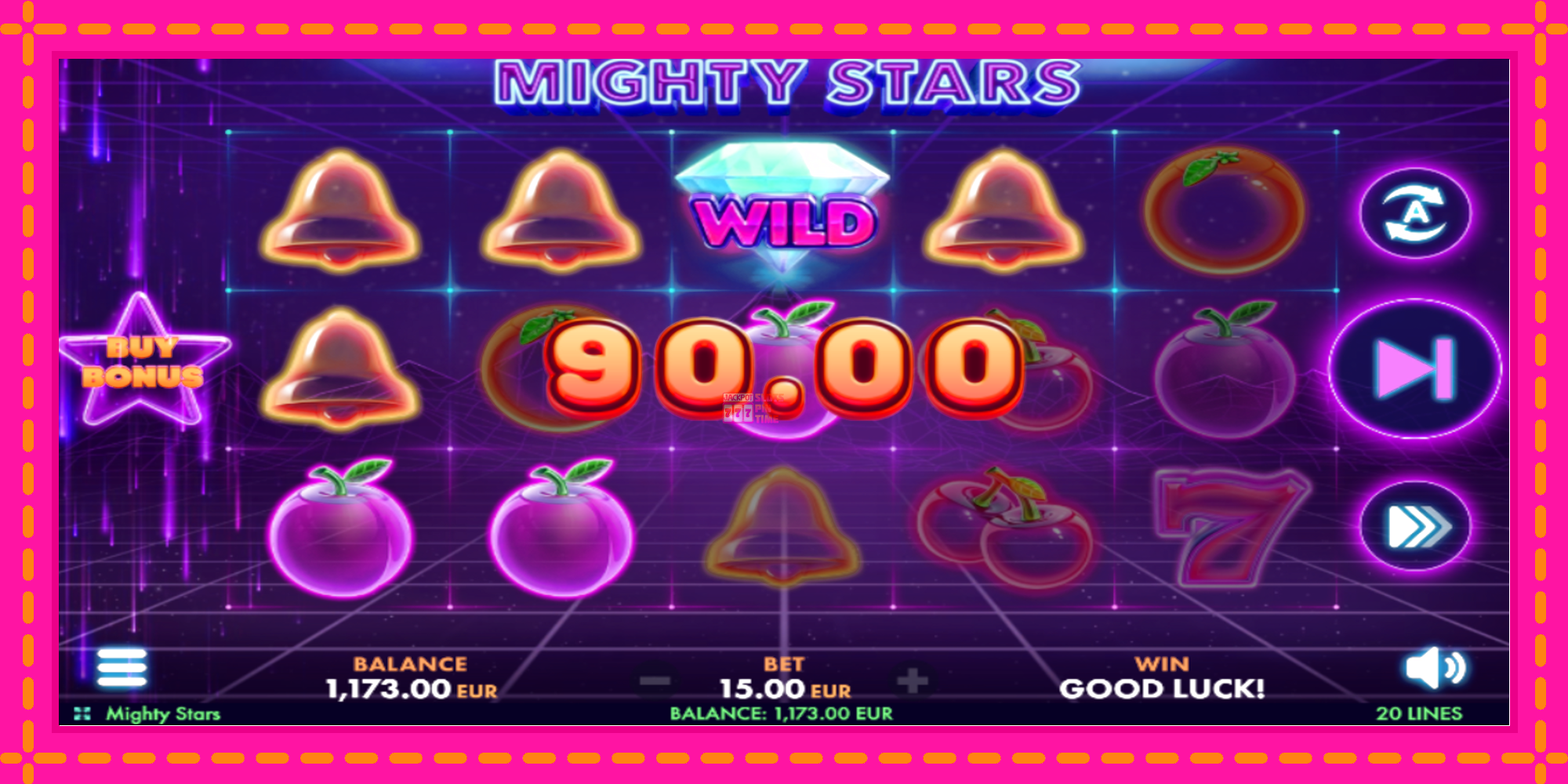 Slot machine Mighty Stars gratuitamente, immagine 3