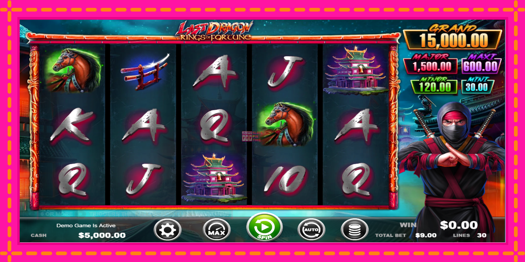 Slot machine Last Dragon - Rings of Fortune gratuitamente, immagine 1