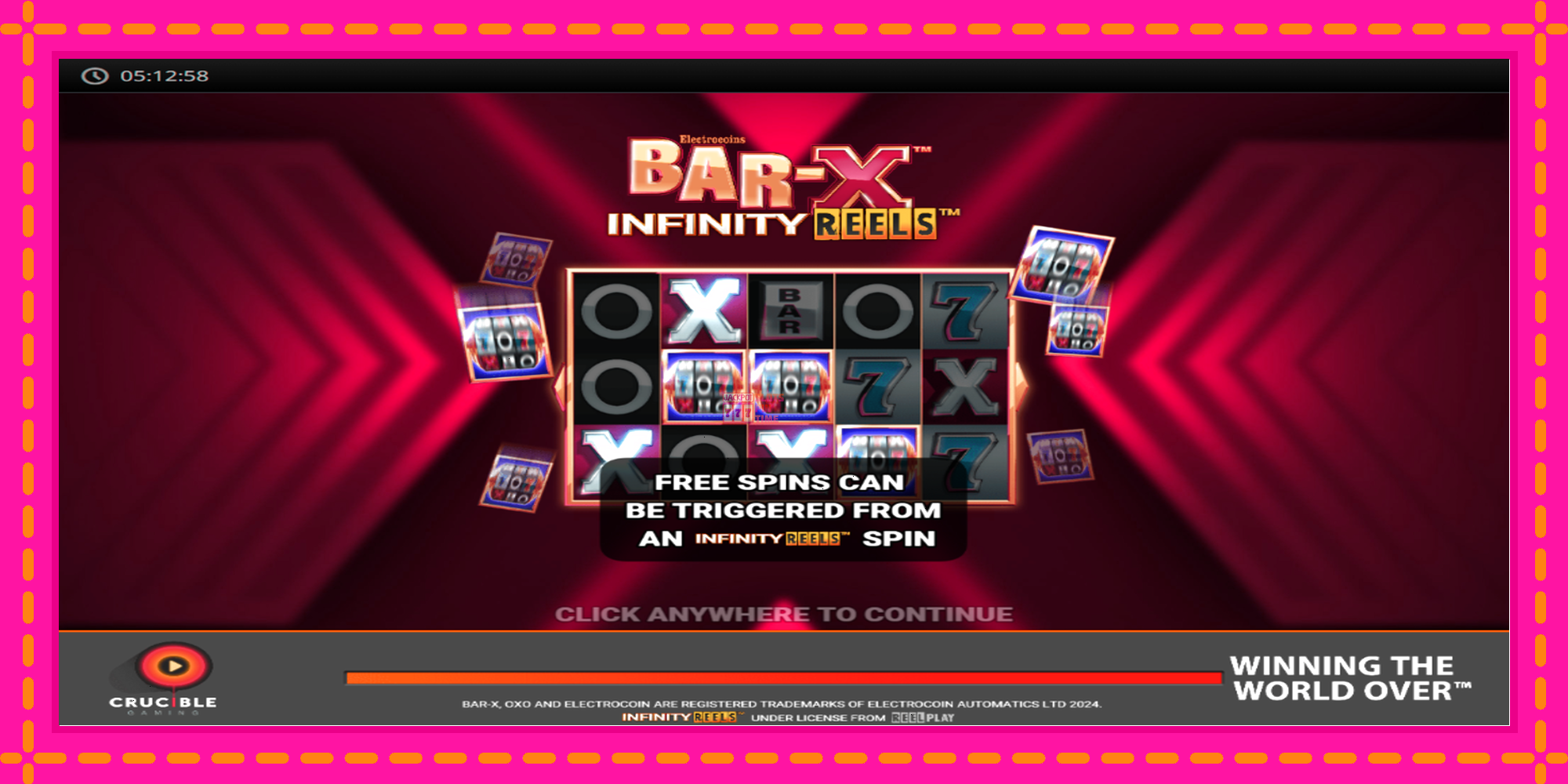 Slot machine Bar-X Infinity Reels gratuitamente, immagine 1