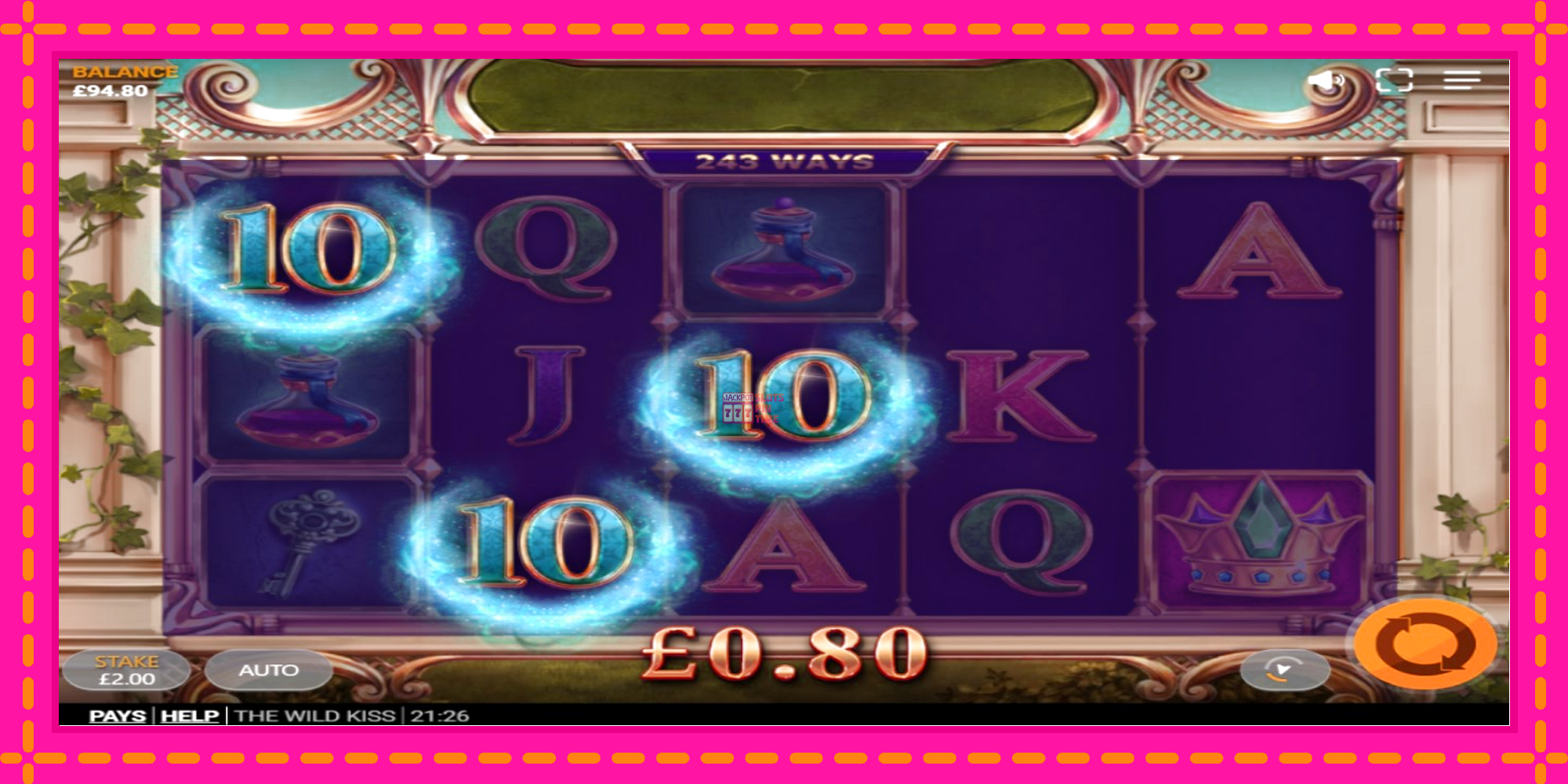 Slot machine The Wild Kiss gratuitamente, immagine 3