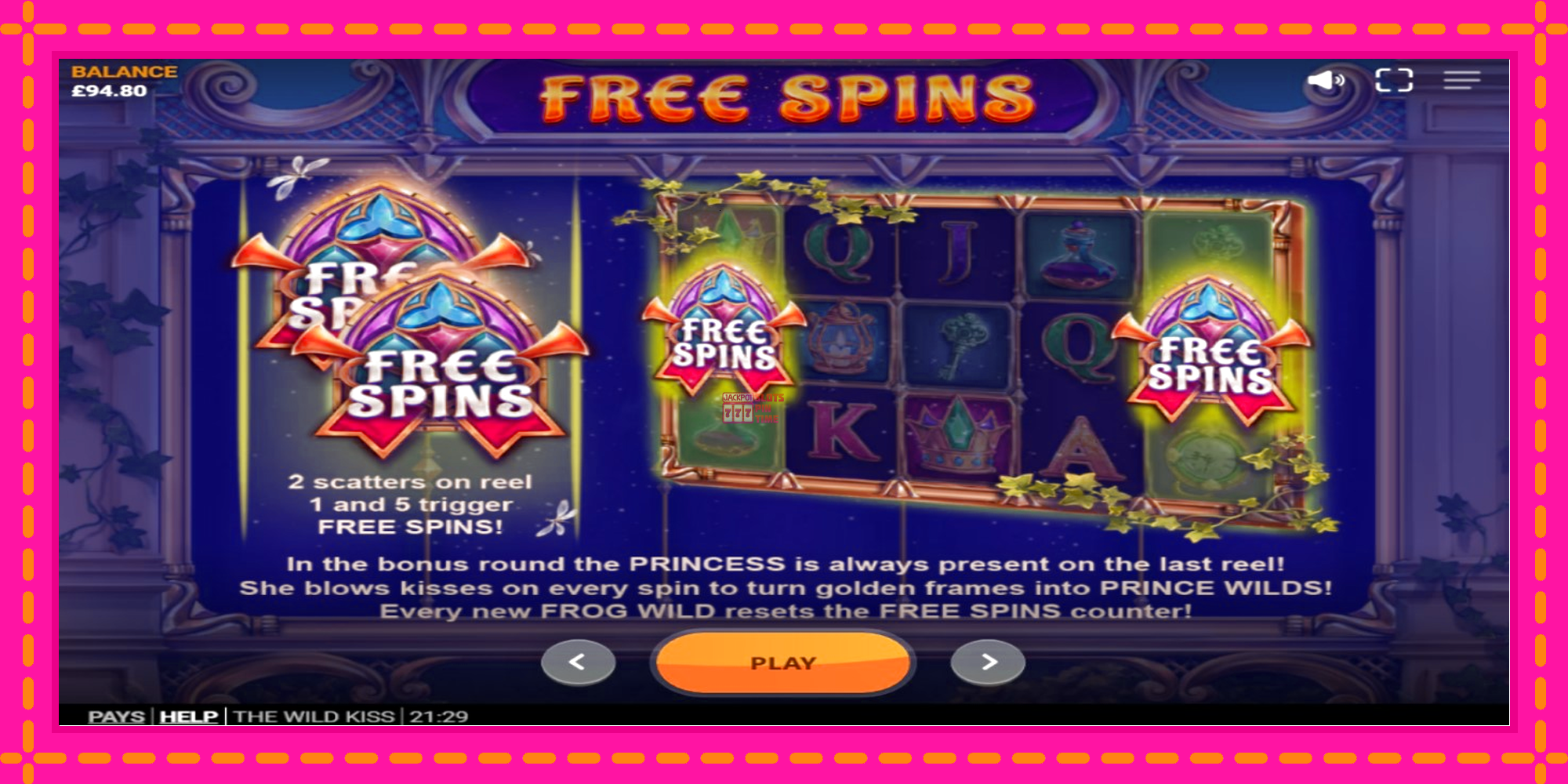 Slot machine The Wild Kiss gratuitamente, immagine 6