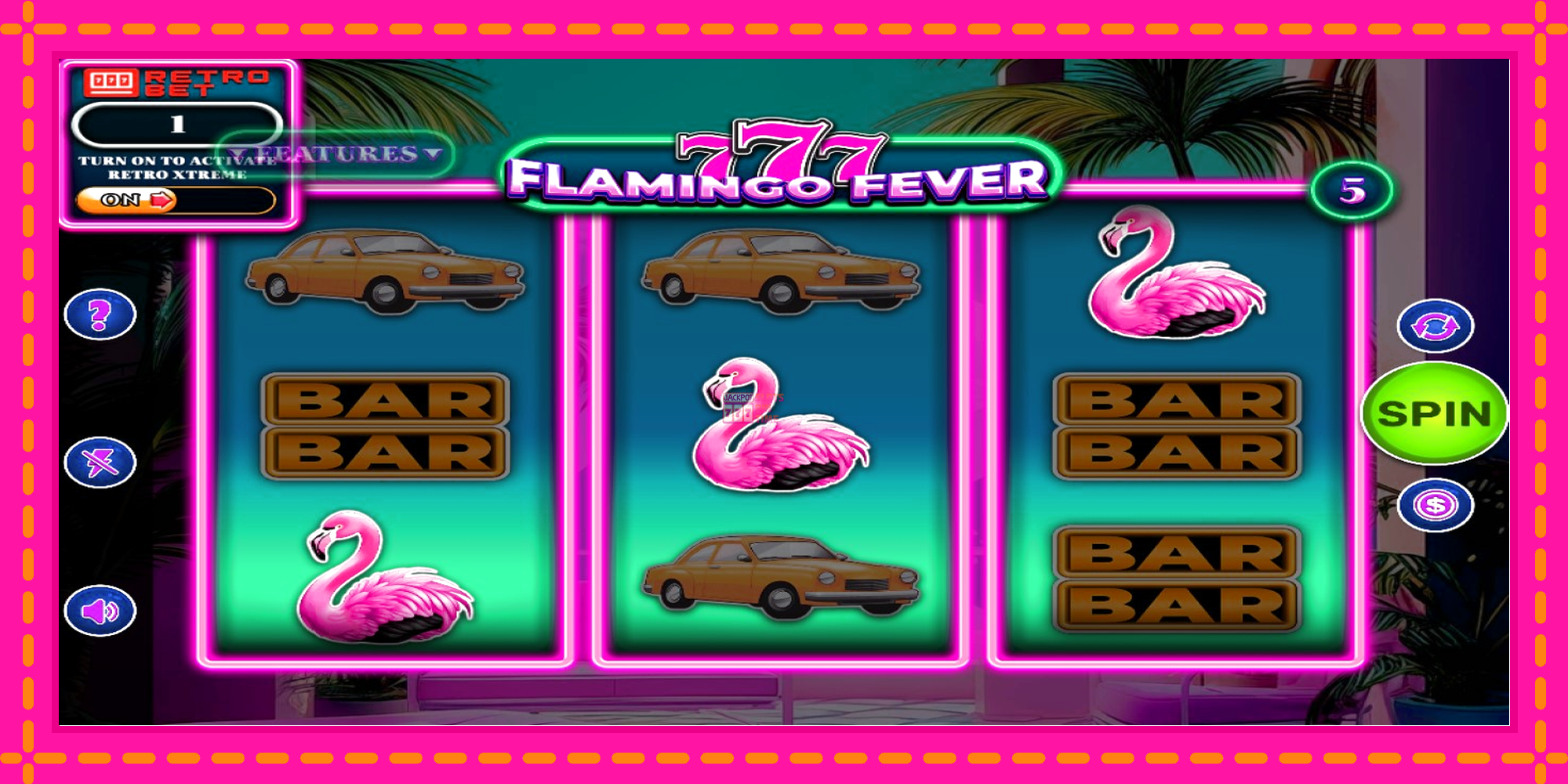 Slot machine 777 - Flamingo Fever gratuitamente, immagine 3