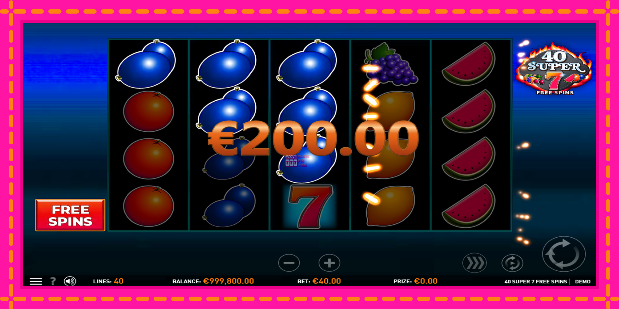 Slot machine 40 Super 7 Free Spins gratuitamente, immagine 3