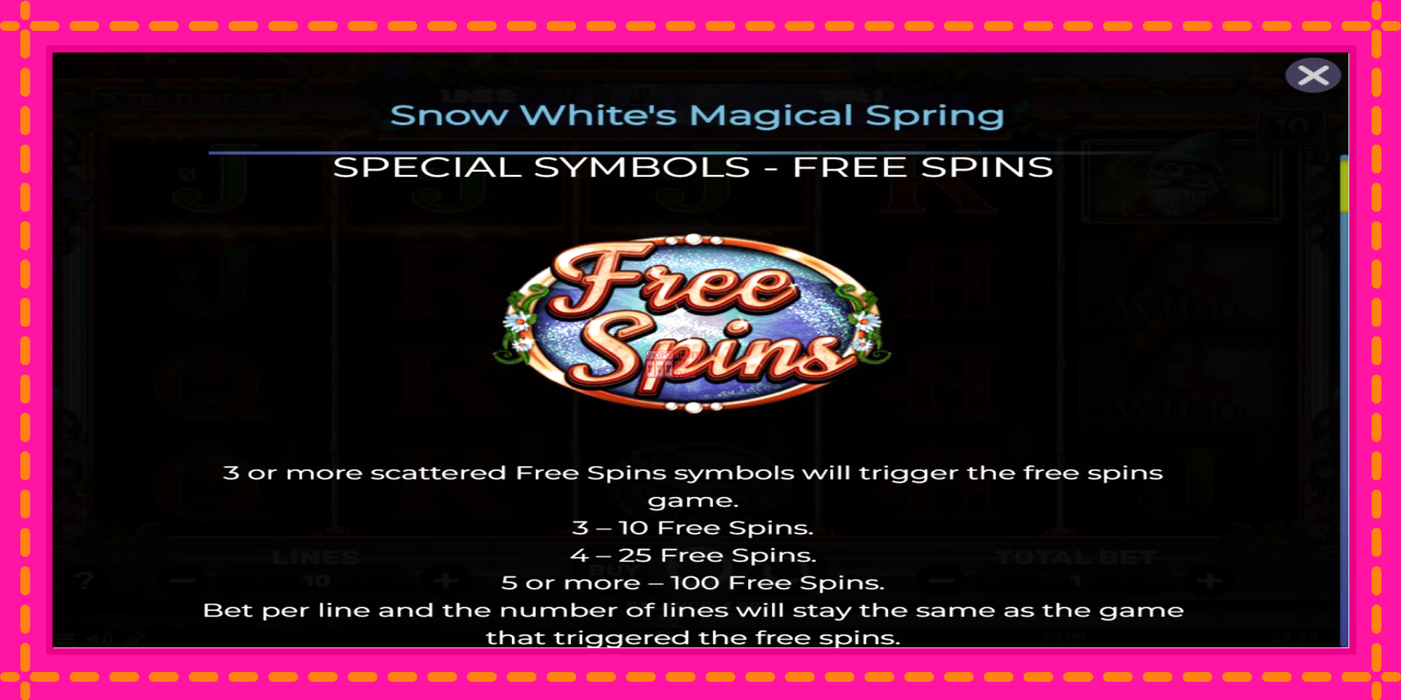 Slot machine Snow Whites Magical Spring gratuitamente, immagine 4