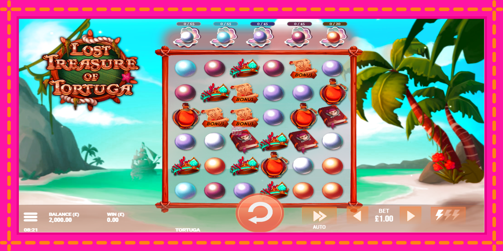 Slot machine Lost Treasure of Tortuga gratuitamente, immagine 2