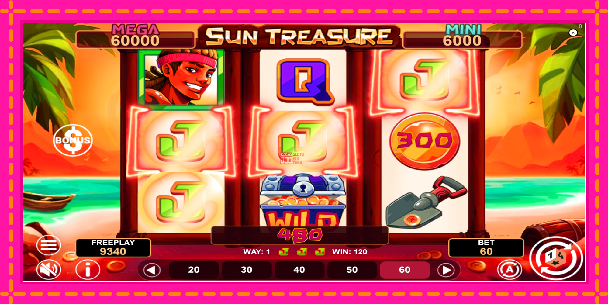 Slot machine Sun Treasure Hold & Win gratuitamente, immagine 3