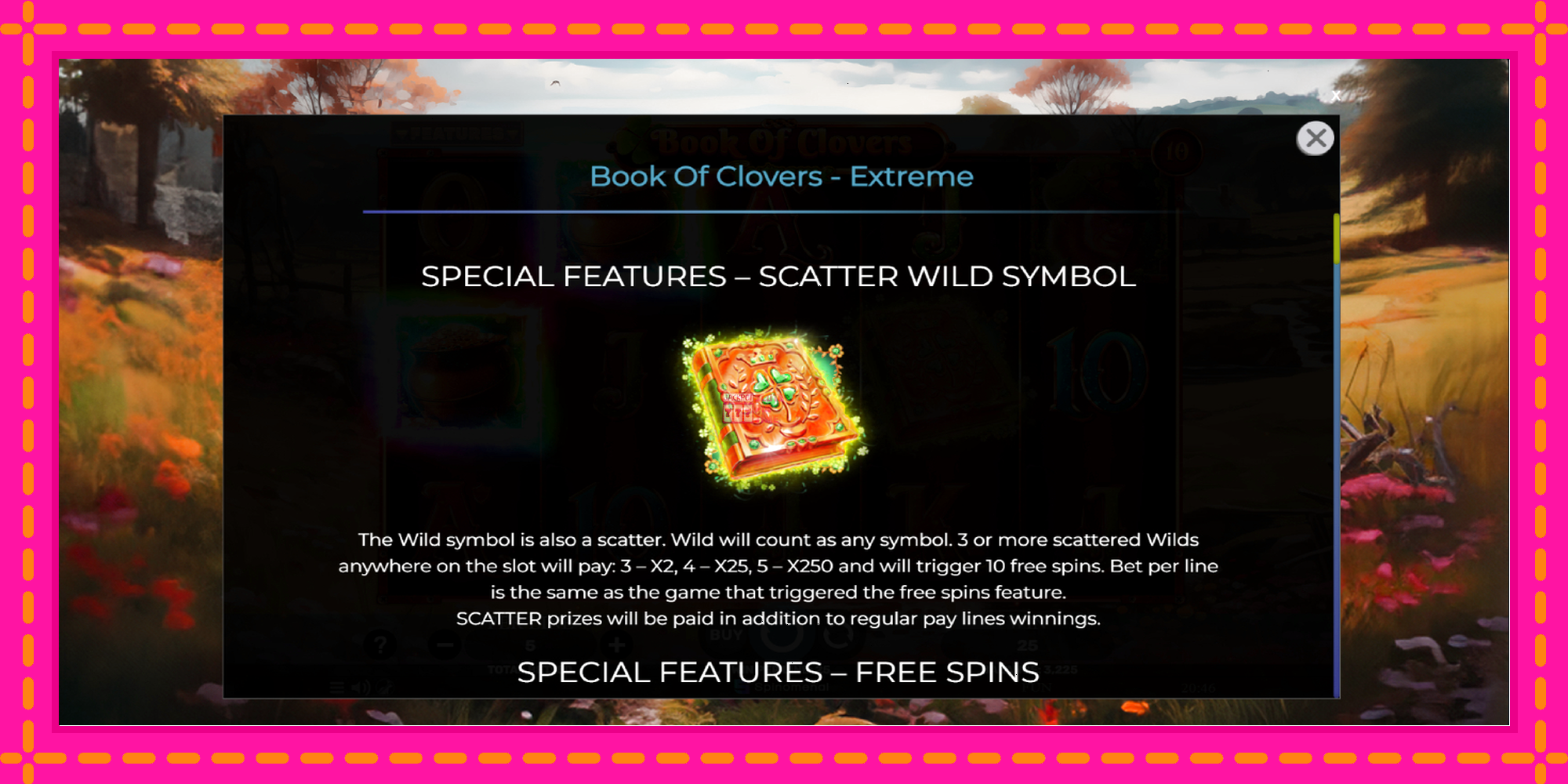 Slot machine Book of Clovers - Extreme gratuitamente, immagine 5