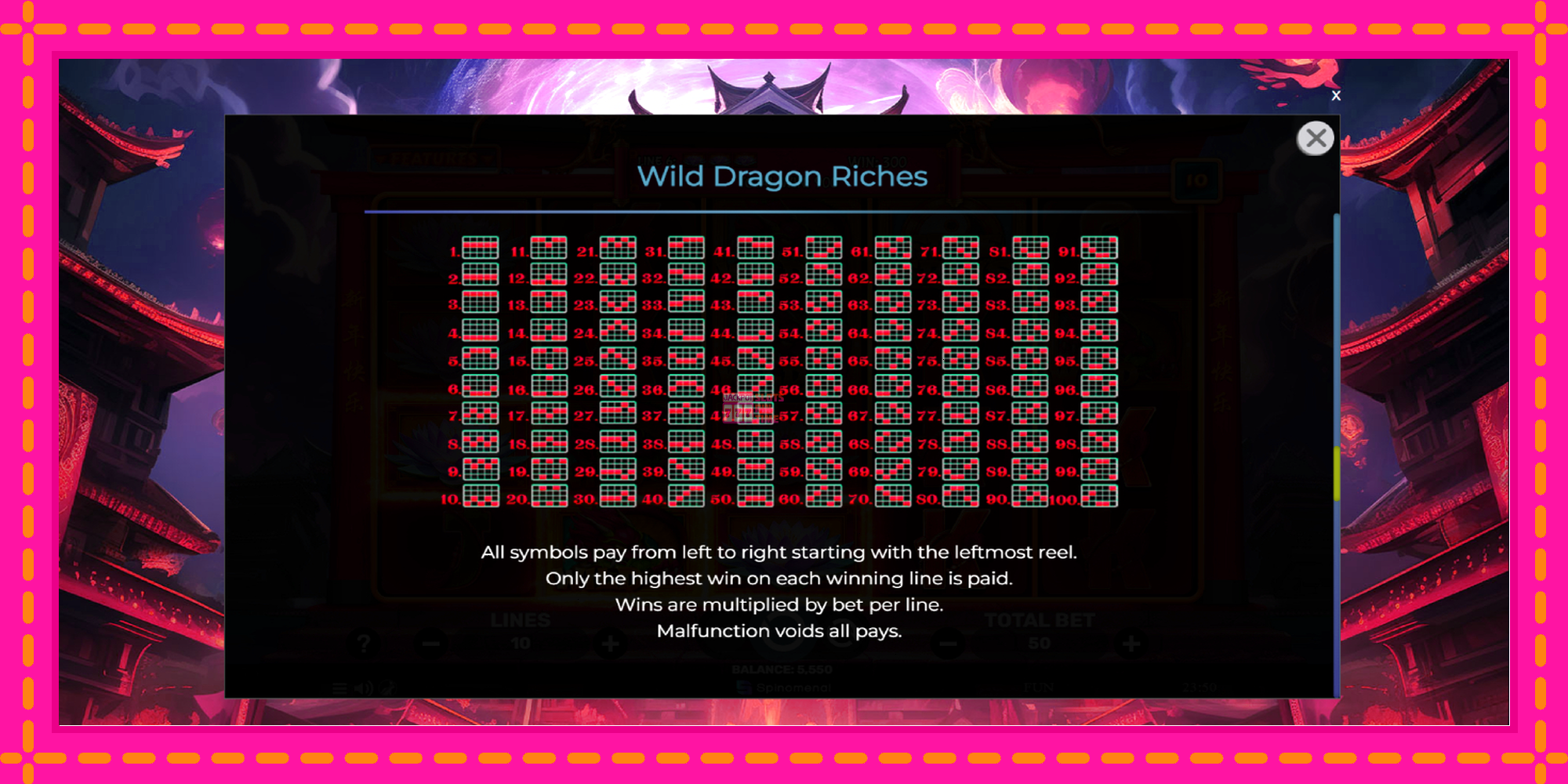 Slot machine Wild Dragon Riches gratuitamente, immagine 7