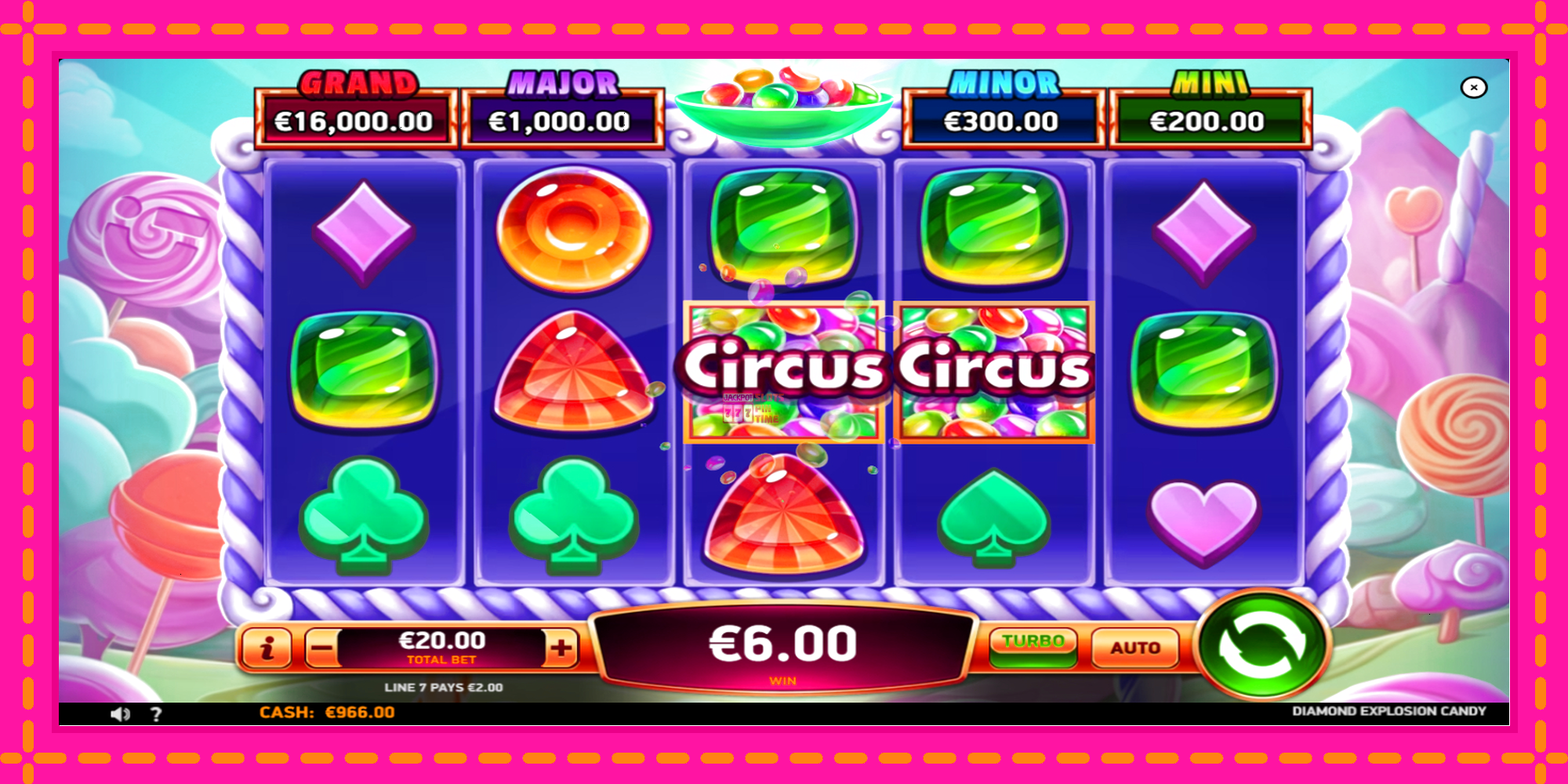 Slot machine Diamond Explosion Candy gratuitamente, immagine 3