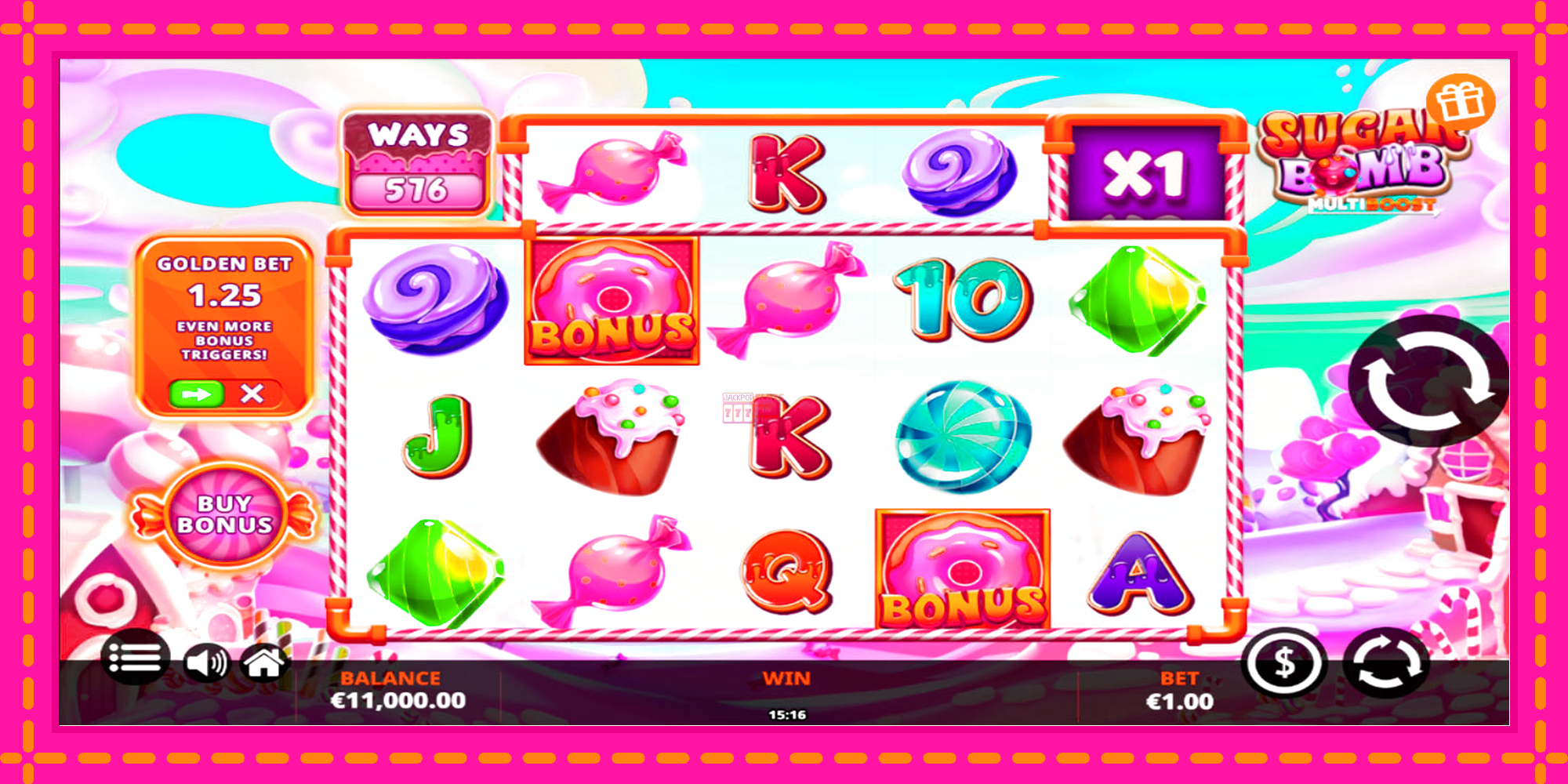 Slot machine Sugar Bomb MultiBoost gratuitamente, immagine 1