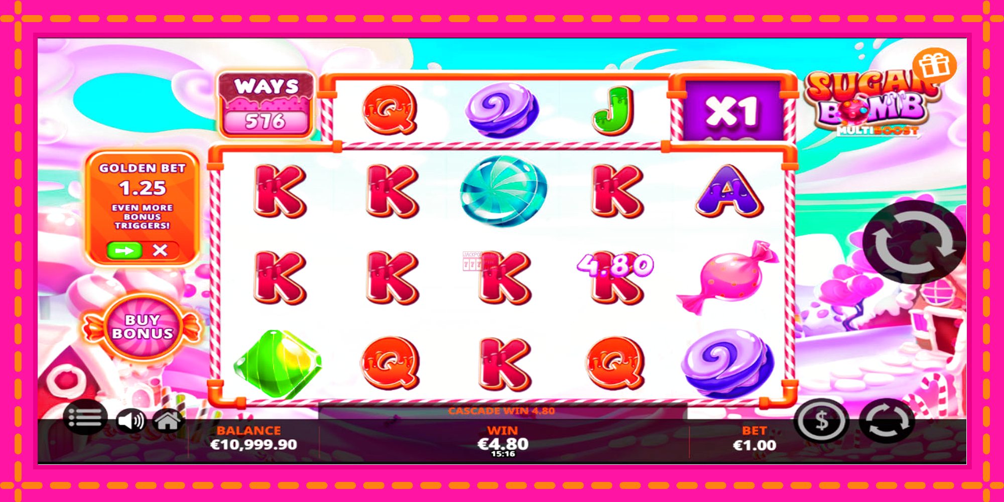 Slot machine Sugar Bomb MultiBoost gratuitamente, immagine 2