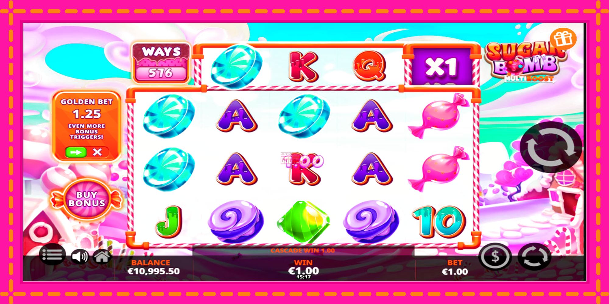 Slot machine Sugar Bomb MultiBoost gratuitamente, immagine 5