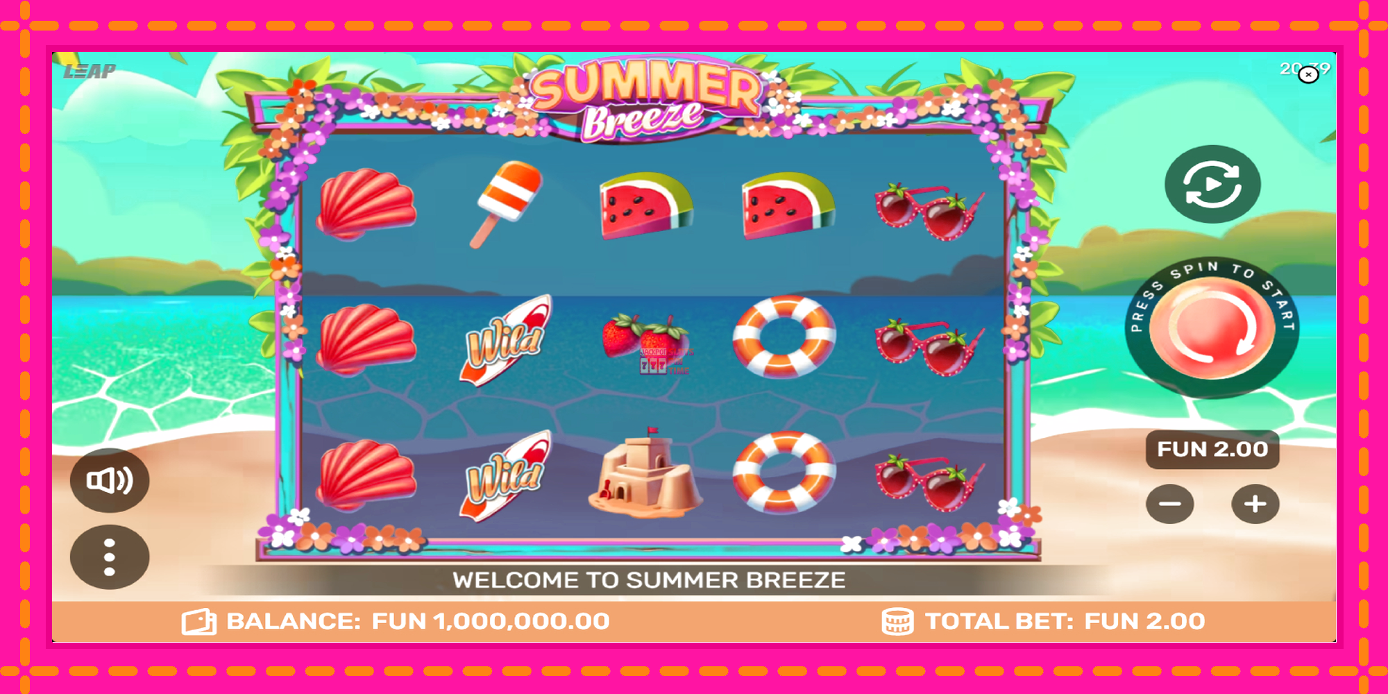 Slot machine Summer Breeze gratuitamente, immagine 1