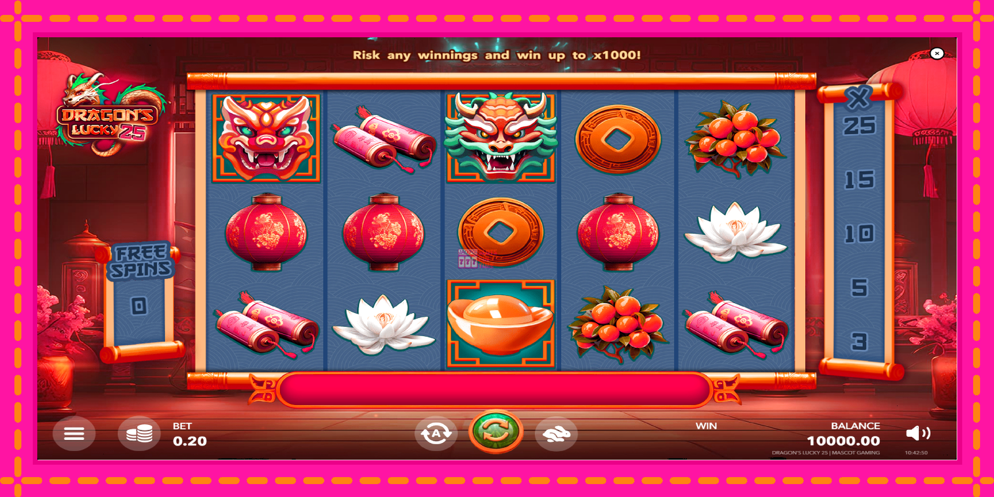 Slot machine Dragons Lucky 25 gratuitamente, immagine 2