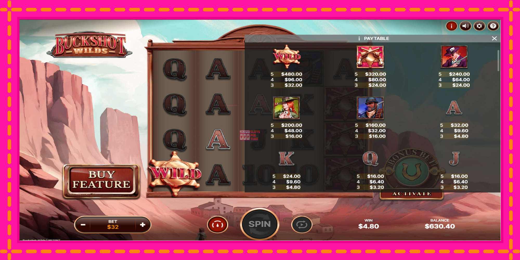 Slot machine Buckshot Wilds gratuitamente, immagine 5