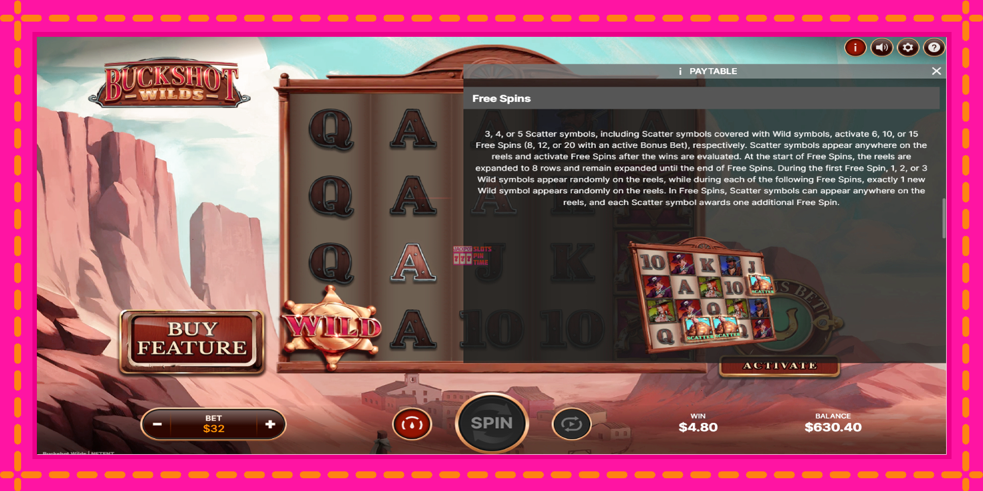 Slot machine Buckshot Wilds gratuitamente, immagine 6