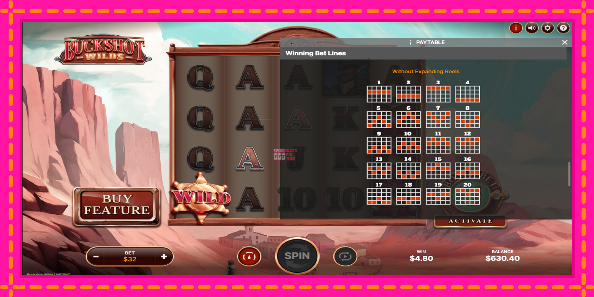 Slot machine Buckshot Wilds gratuitamente, immagine 7