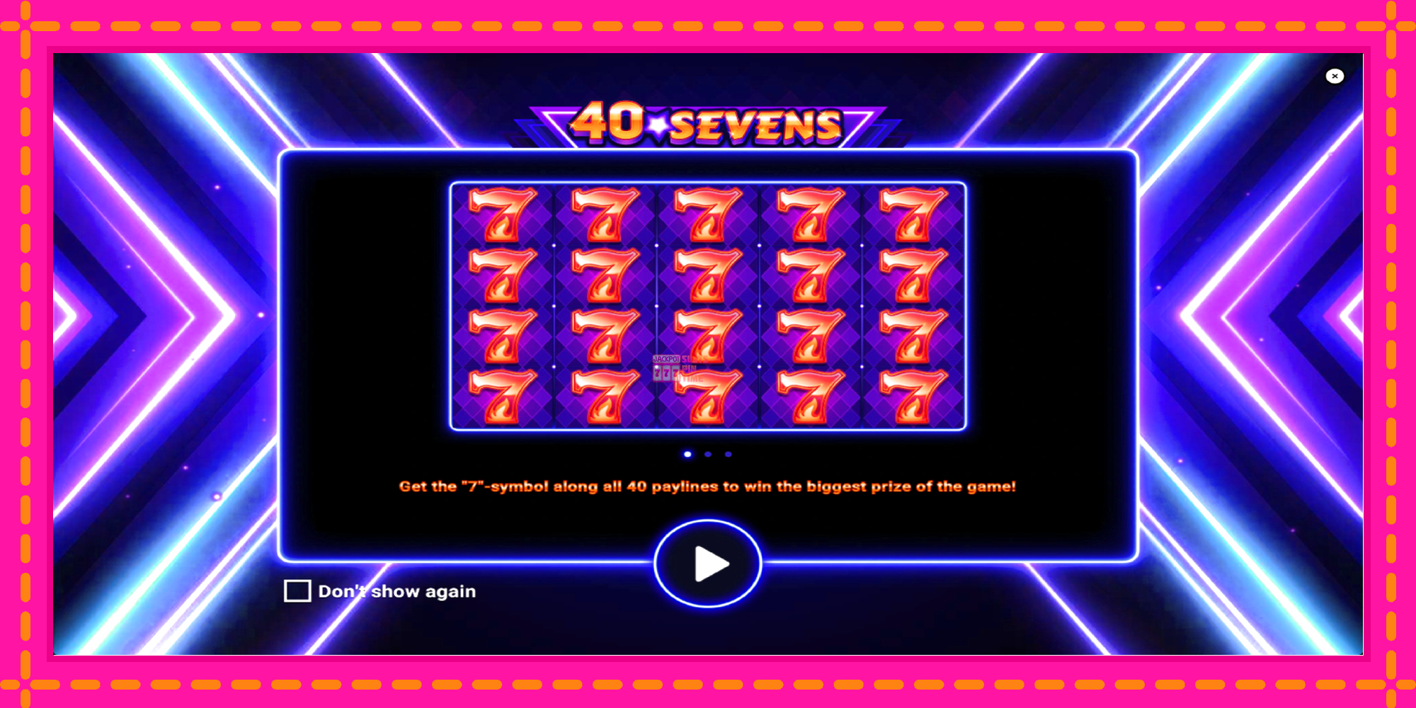 Slot machine 40 Sevens Buy Feature gratuitamente, immagine 1