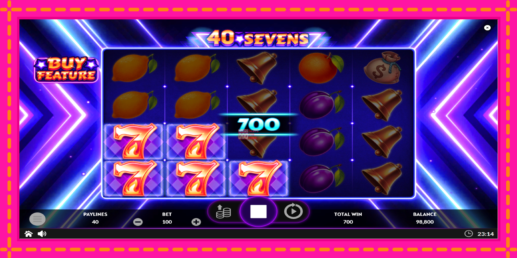 Slot machine 40 Sevens Buy Feature gratuitamente, immagine 3