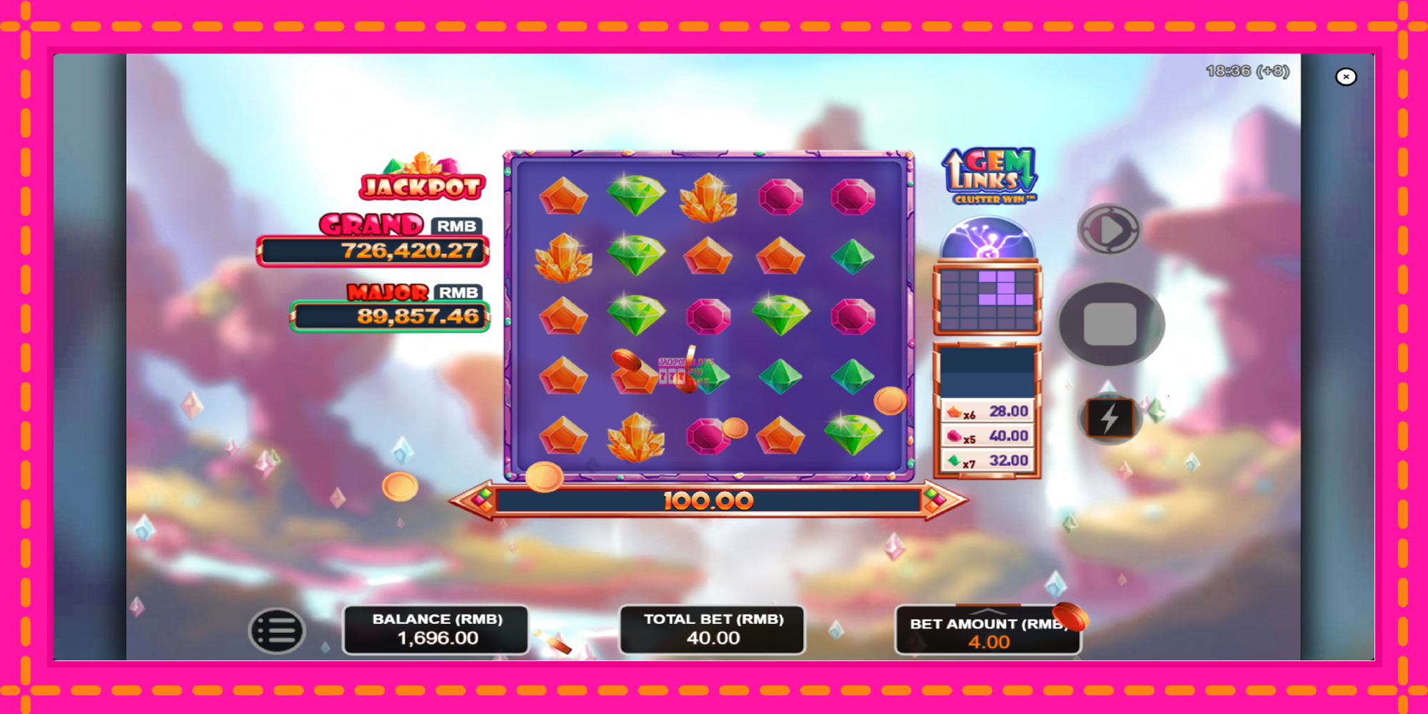 Slot machine Gem Links: Cluster Win gratuitamente, immagine 4