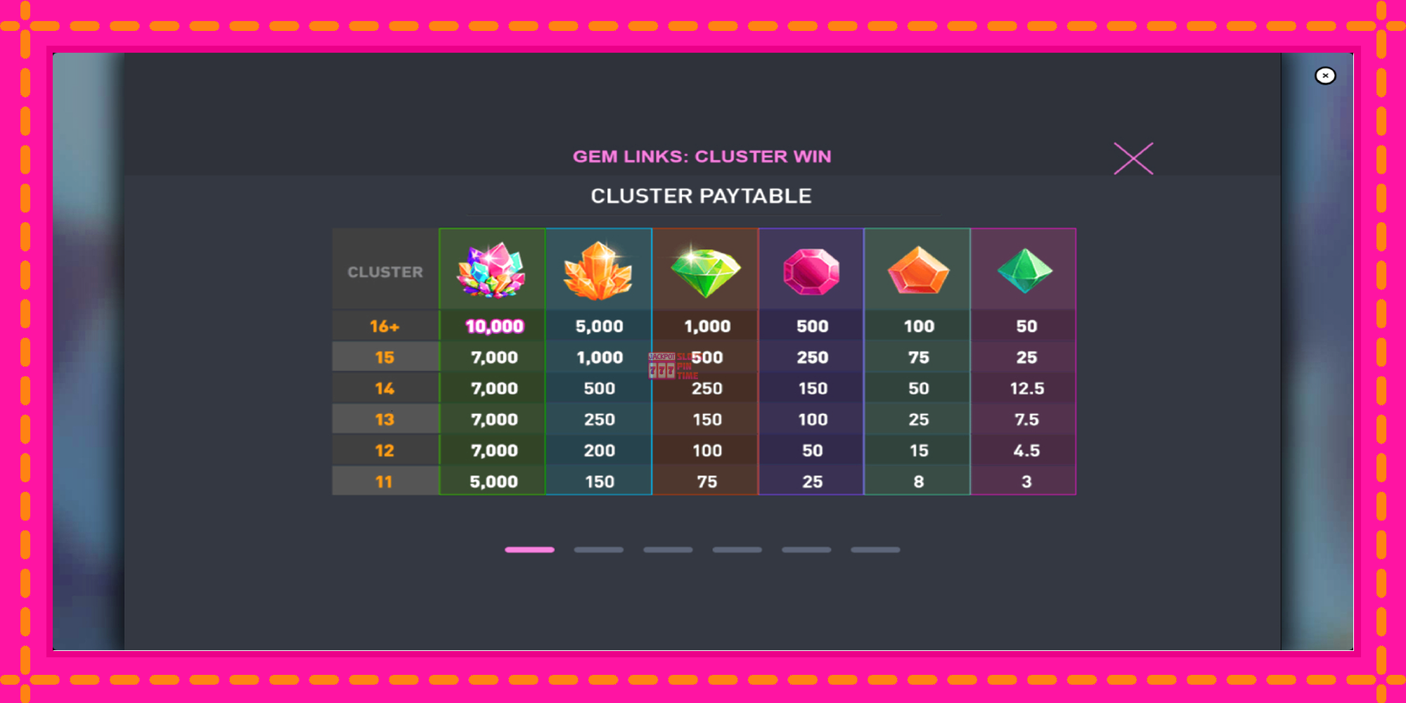 Slot machine Gem Links: Cluster Win gratuitamente, immagine 5