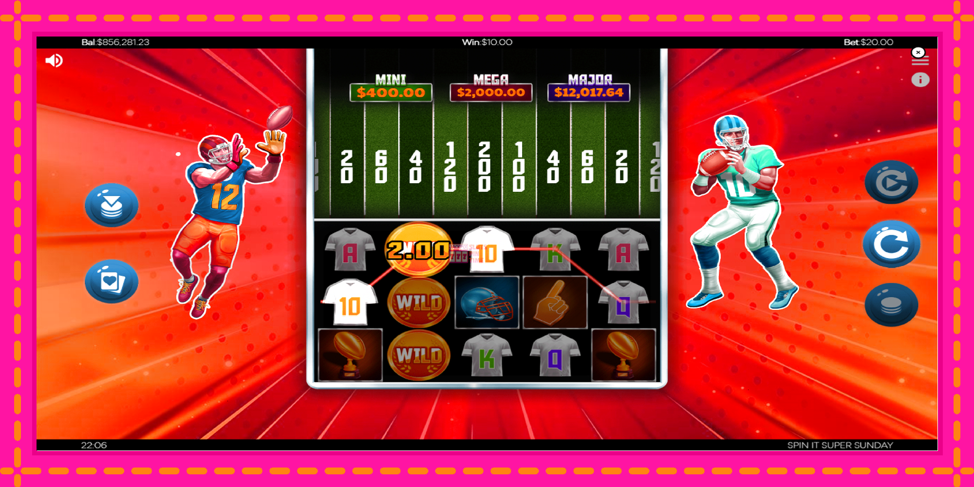 Slot machine Spin It Super Sunday gratuitamente, immagine 3