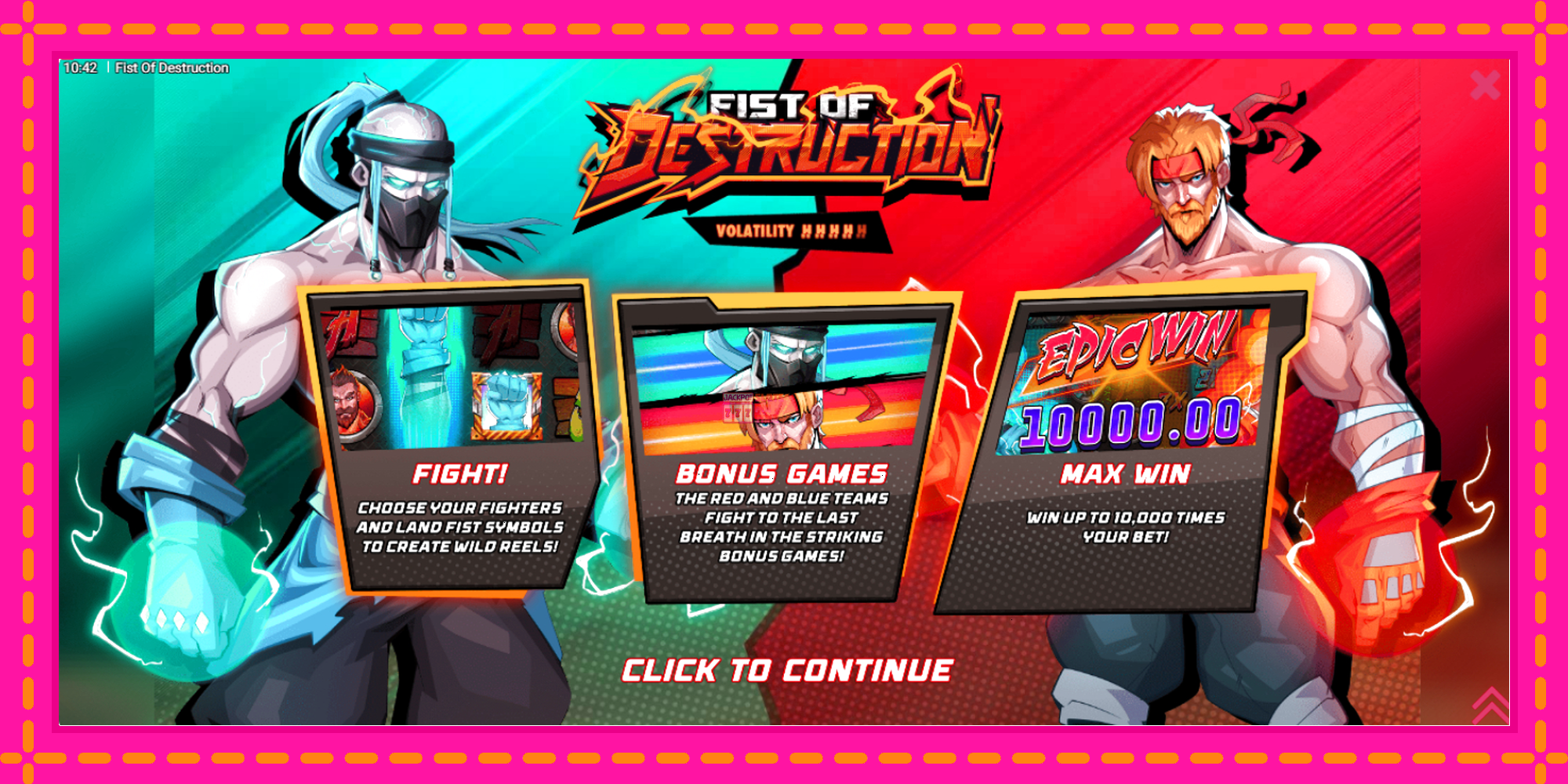 Slot machine Fist of Destruction gratuitamente, immagine 1