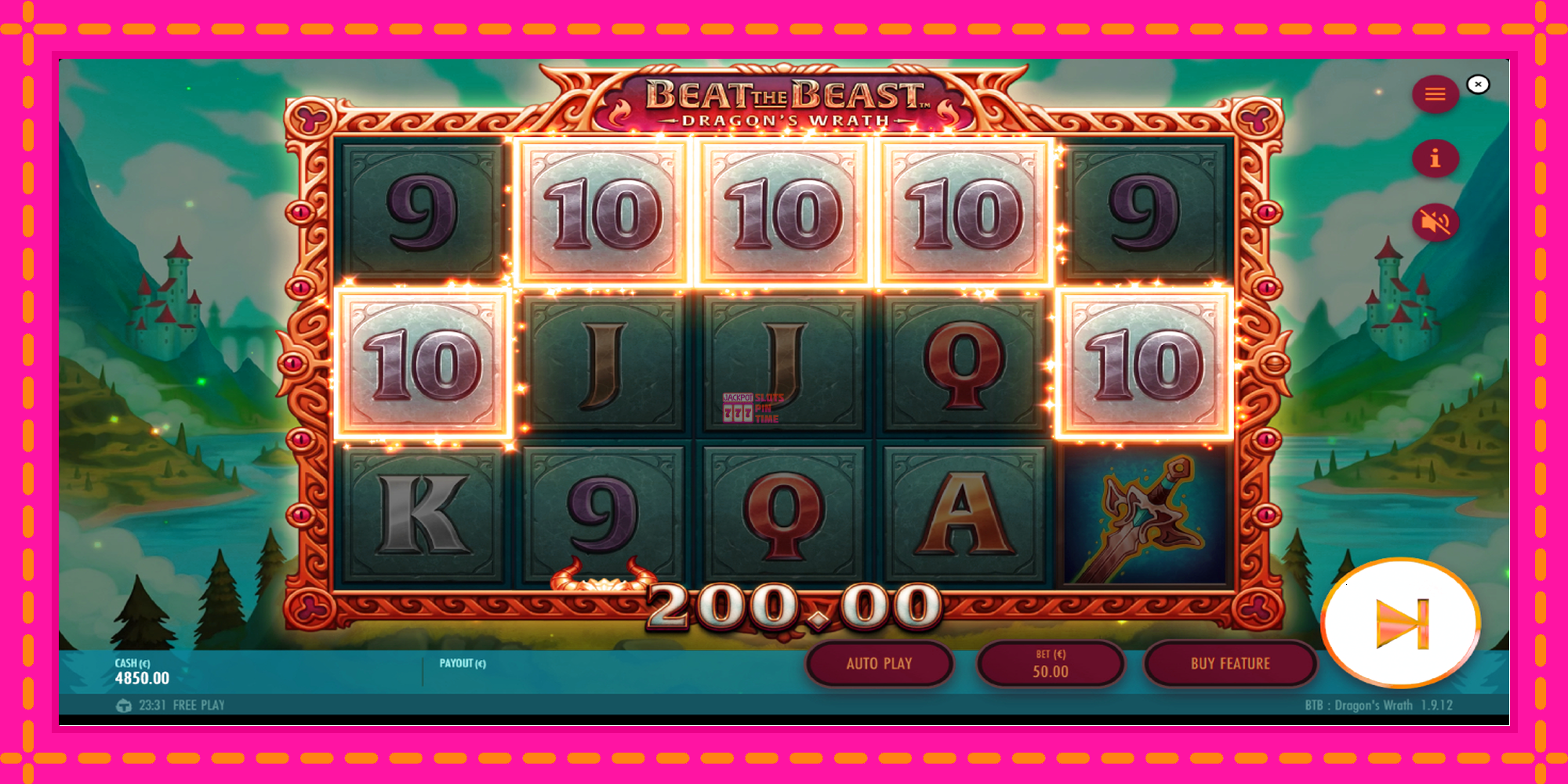 Slot machine Beat the Beast Dragons Wrath gratuitamente, immagine 3