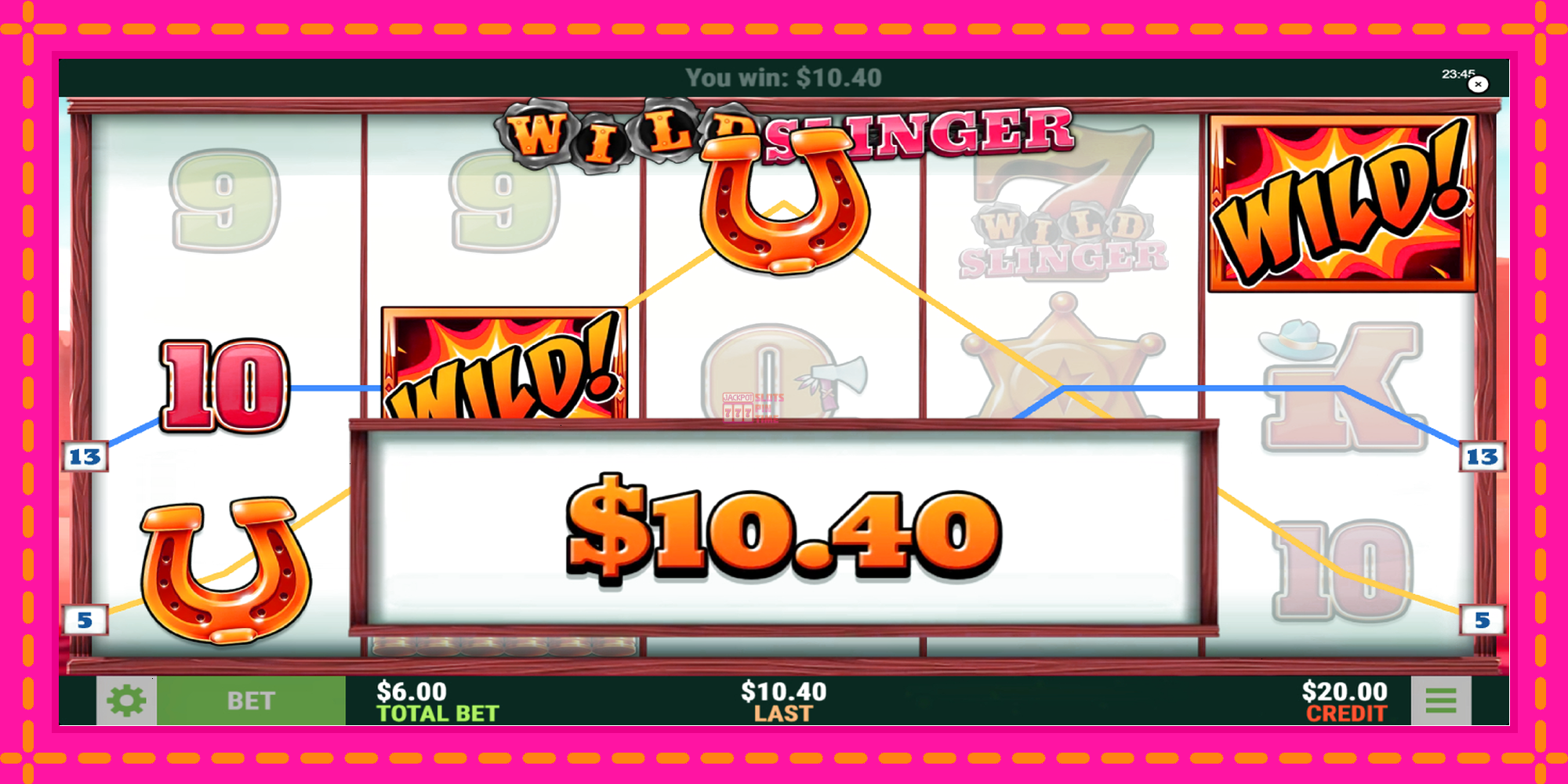 Slot machine Wild Slinger gratuitamente, immagine 2