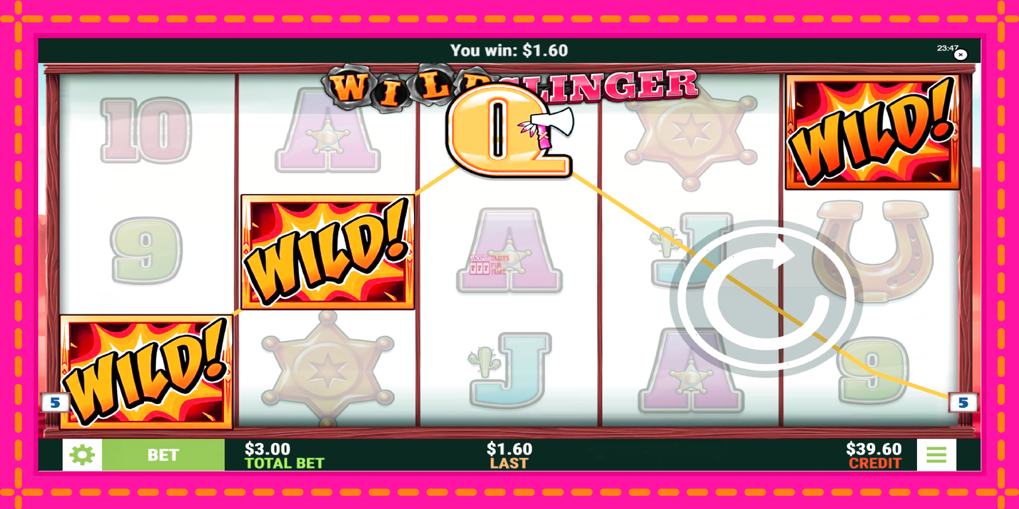 Slot machine Wild Slinger gratuitamente, immagine 3