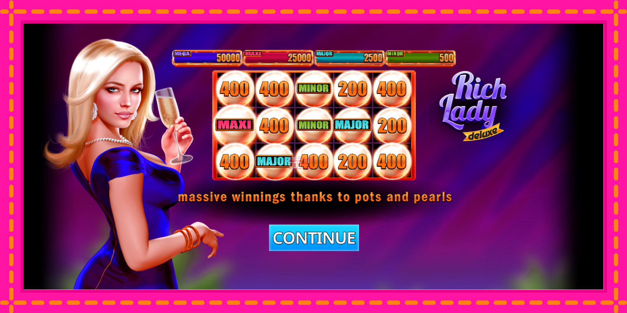 Slot machine Rich Lady Deluxe gratuitamente, immagine 1