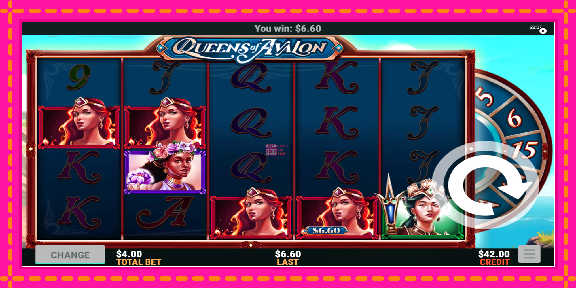 Slot machine Queens of Avalon gratuitamente, immagine 2